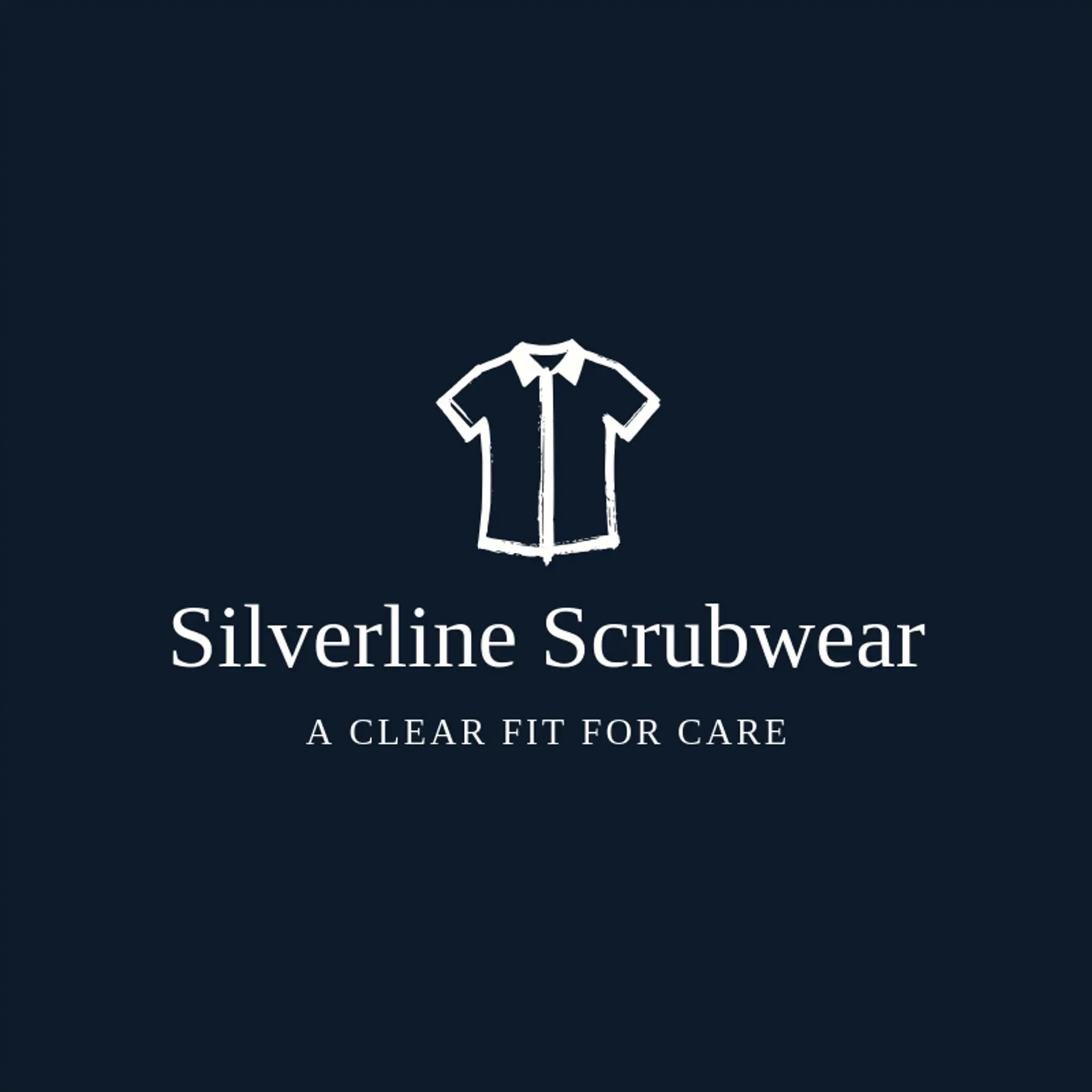 Silverline Scrubwear logo for scrub