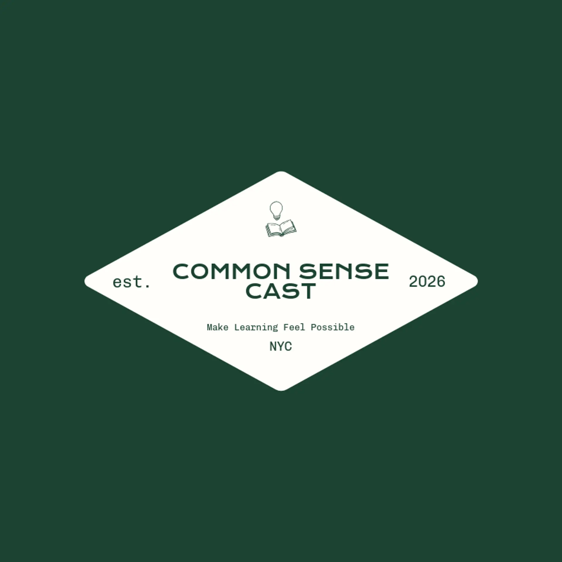 Common Sense Cast logo for youtube channel