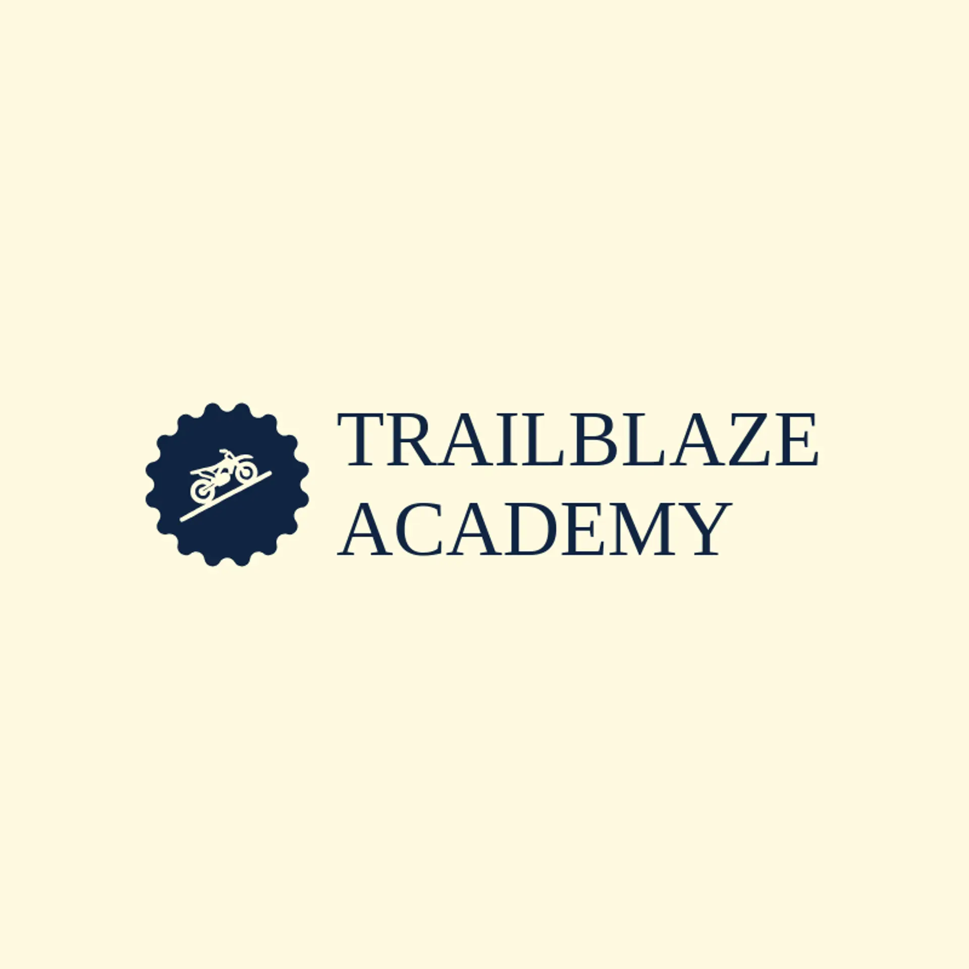Trailblaze Academy logo for motocross