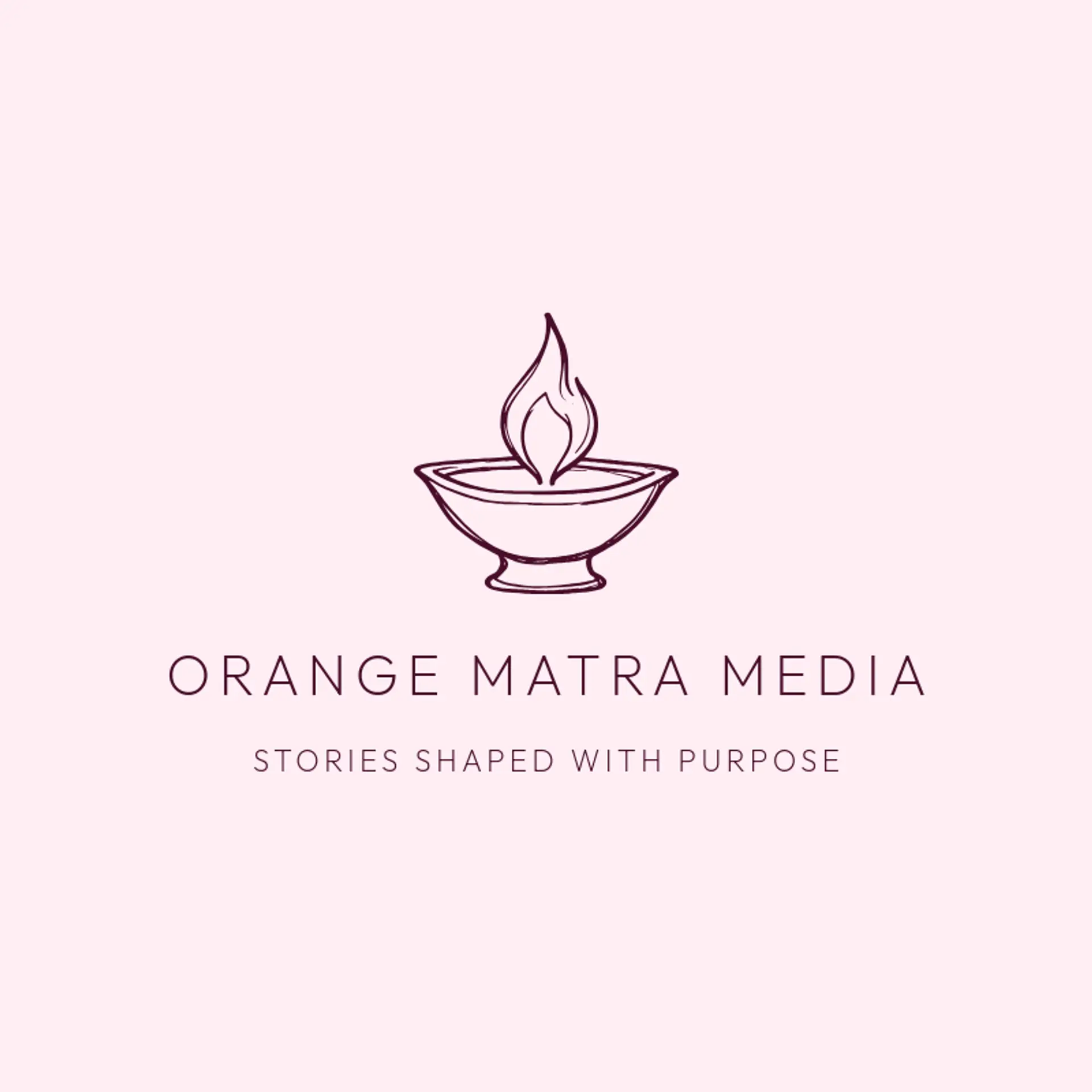 Orange Matra Media logo for hindi