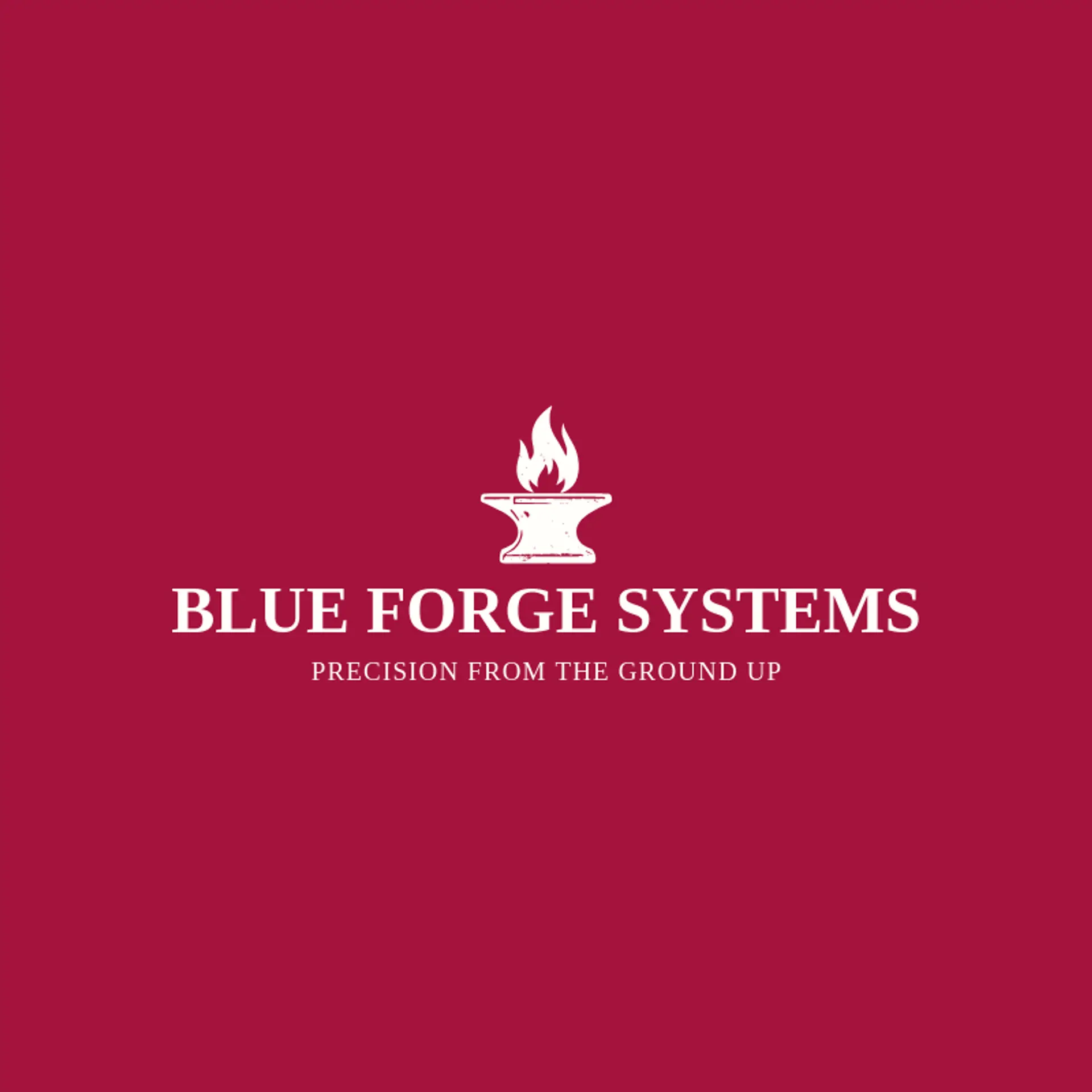 Blue Forge Systems logo for industry