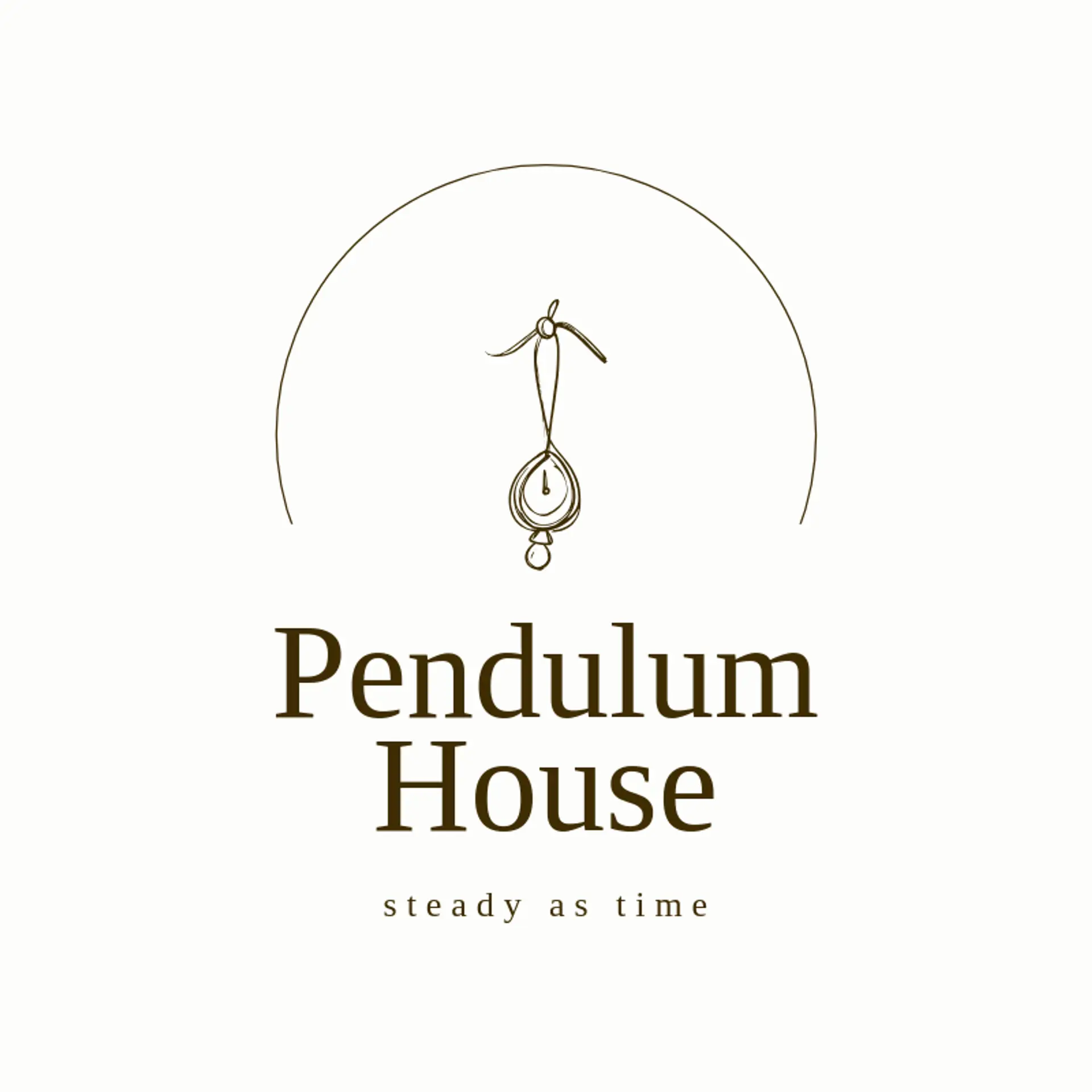 Pendulum House logo for clock