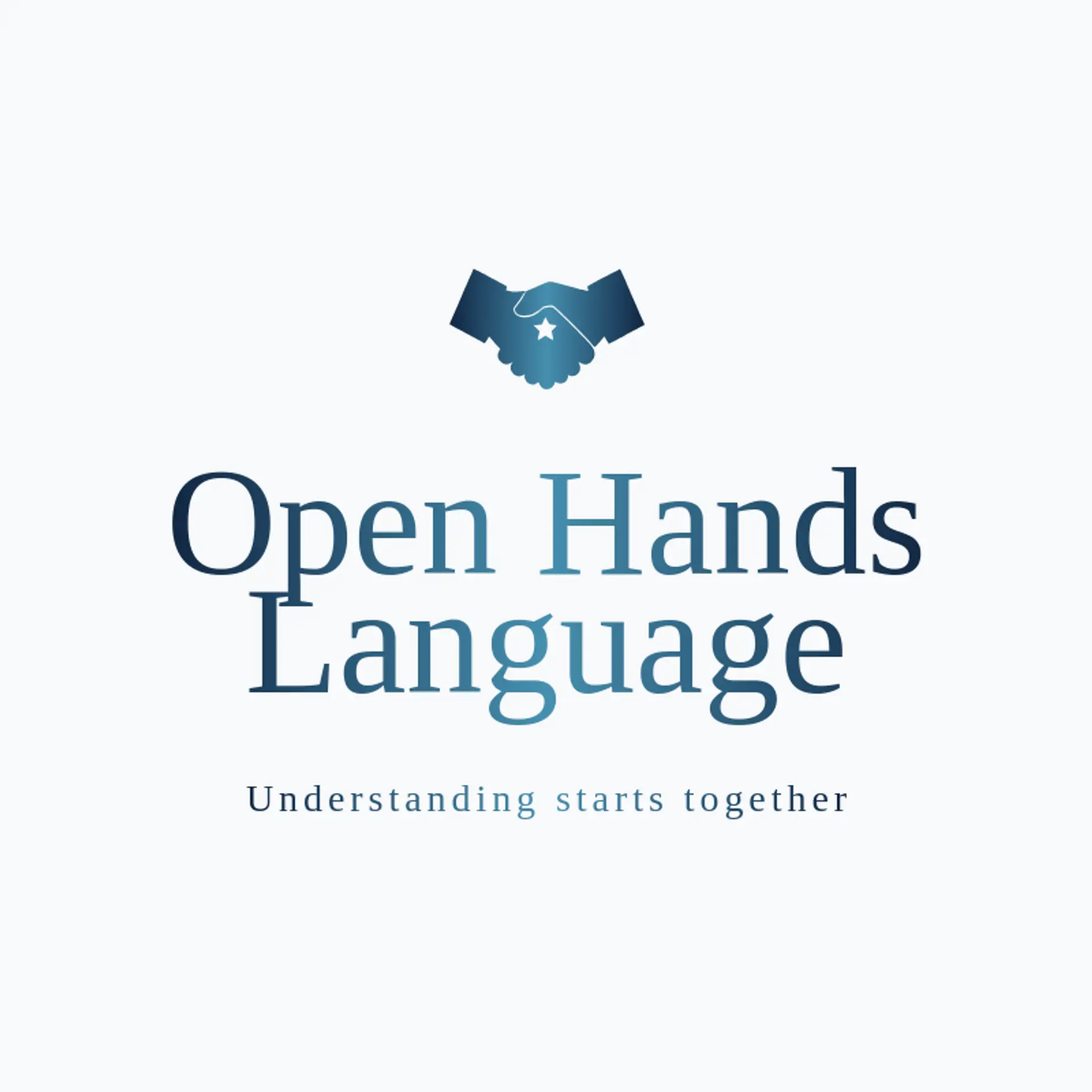 Open Hands Language logo for translation