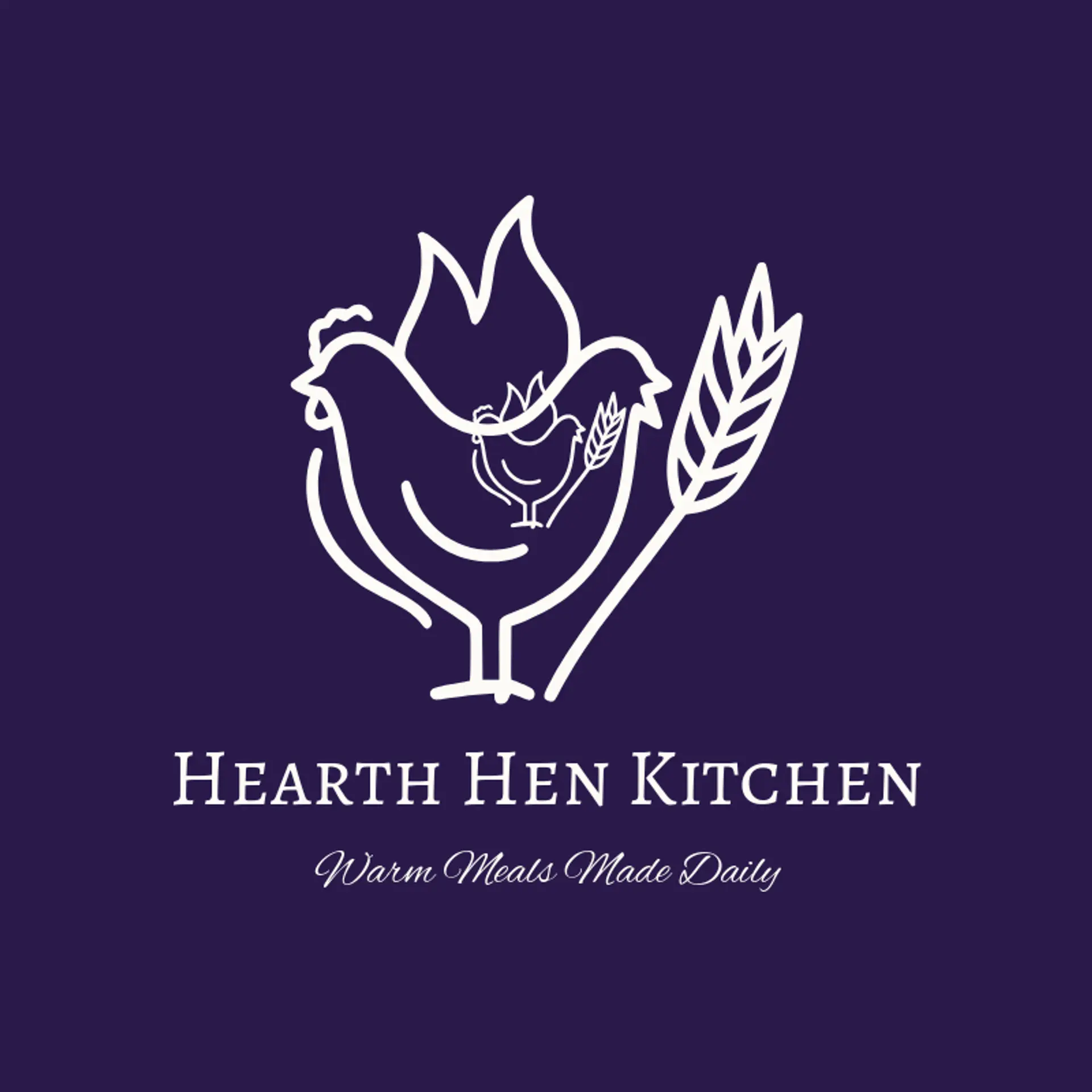 Hearth Hen Kitchen logo for chicken