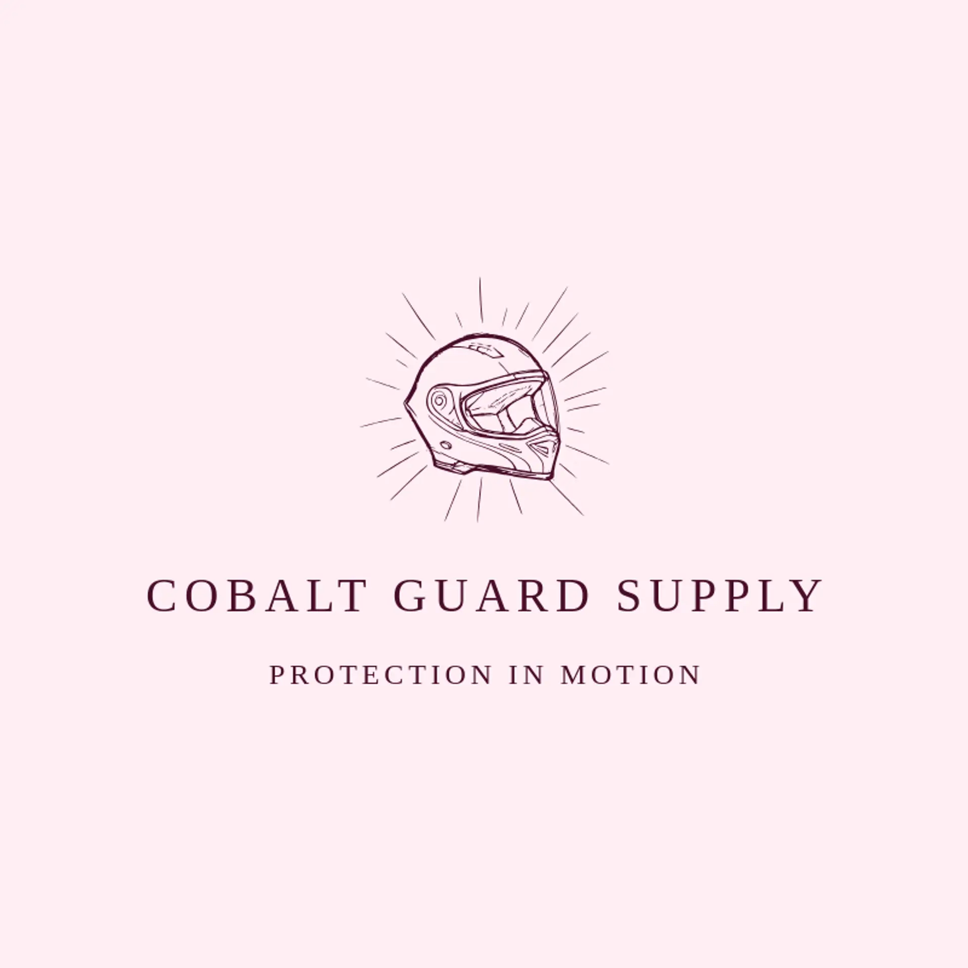 Cobalt Guard Supply logo for helmet