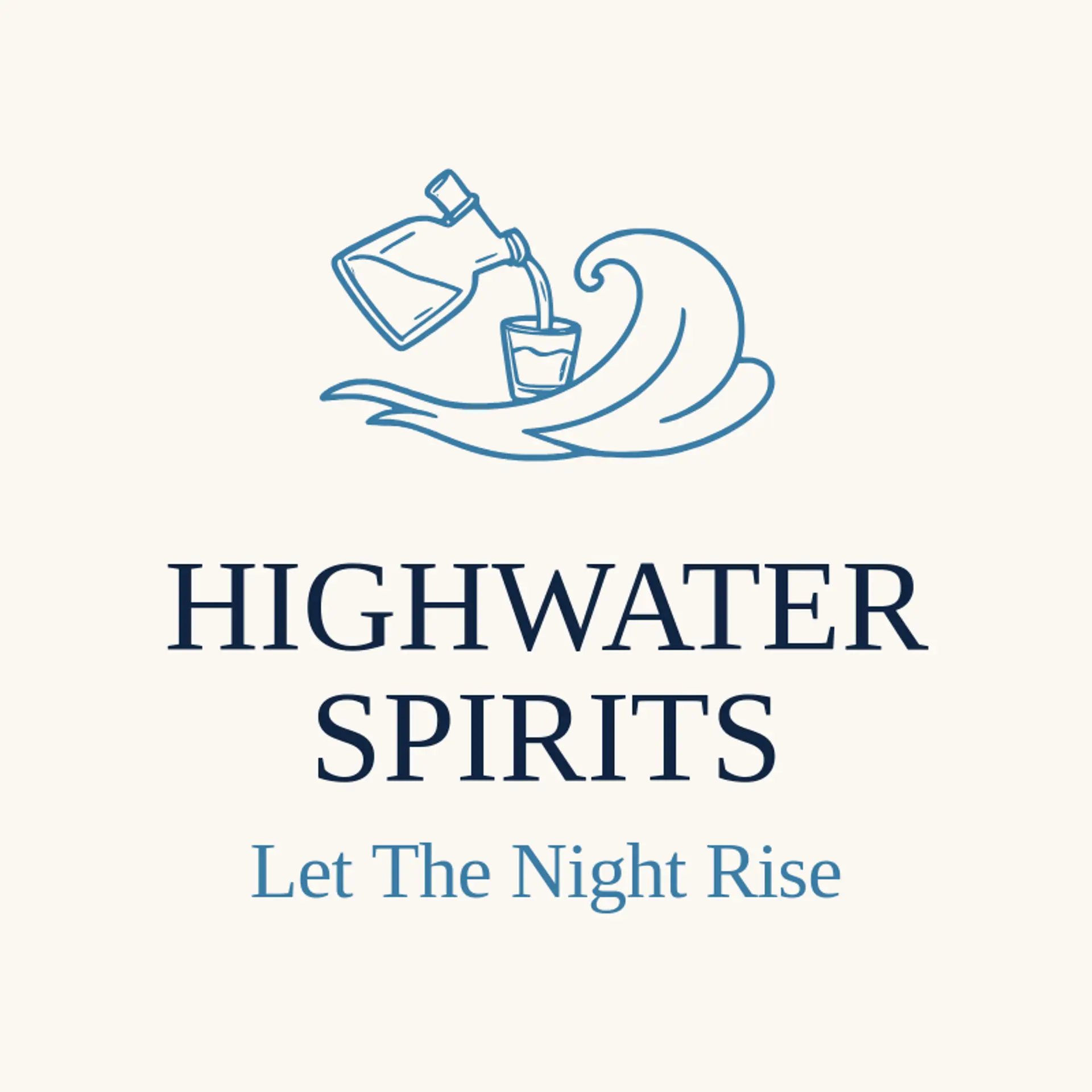 Highwater Spirits logo for whiskey