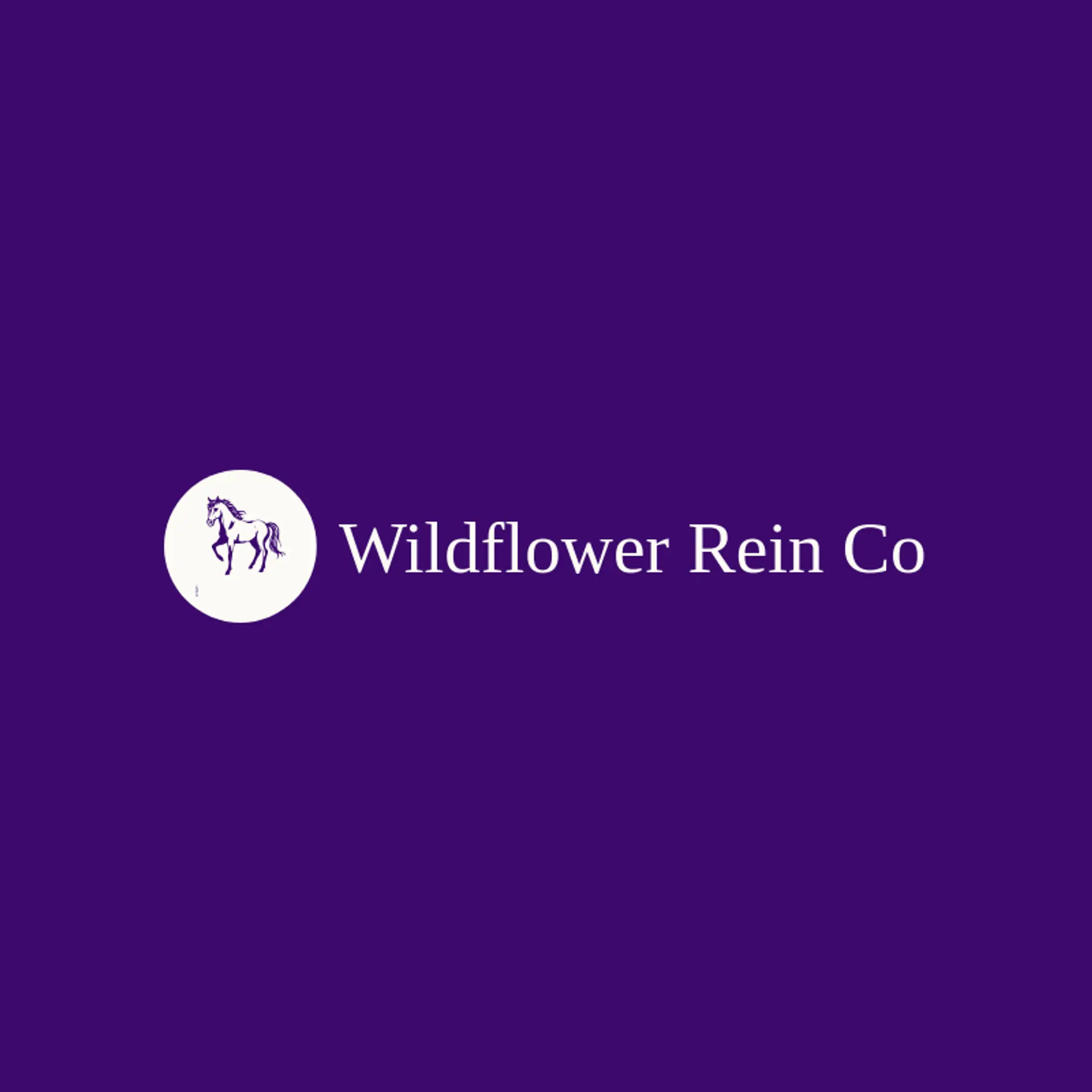 Wildflower Rein Co logo for bronco