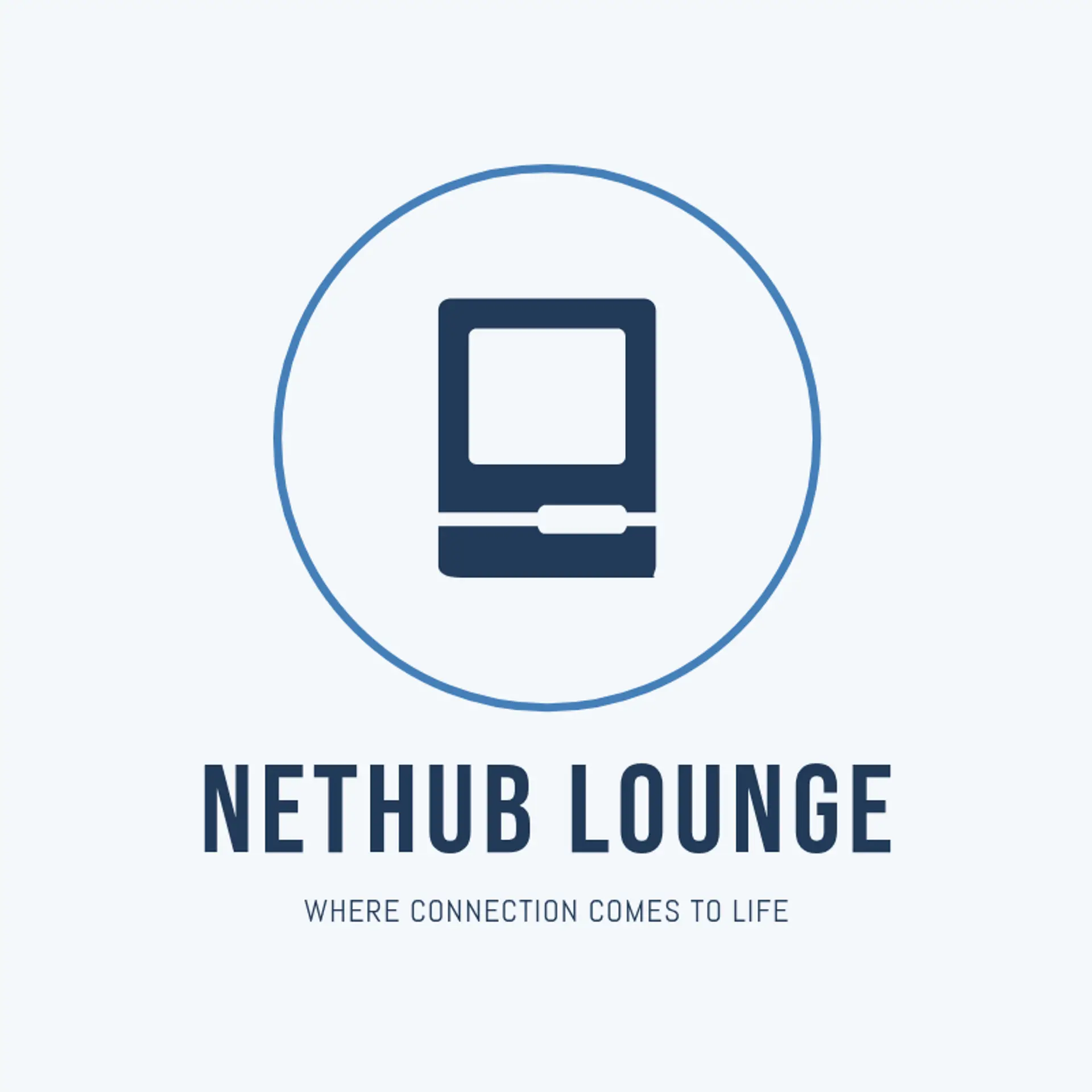 NetHub Lounge logo for internet cafe