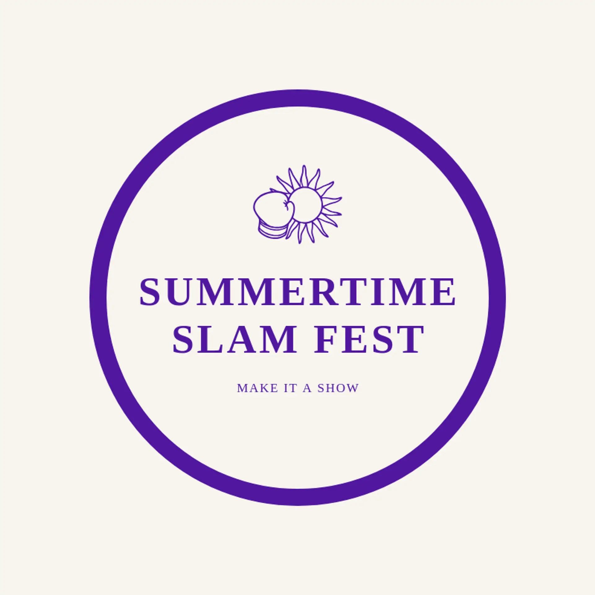 Summertime Slam Fest logo for pro wrestling