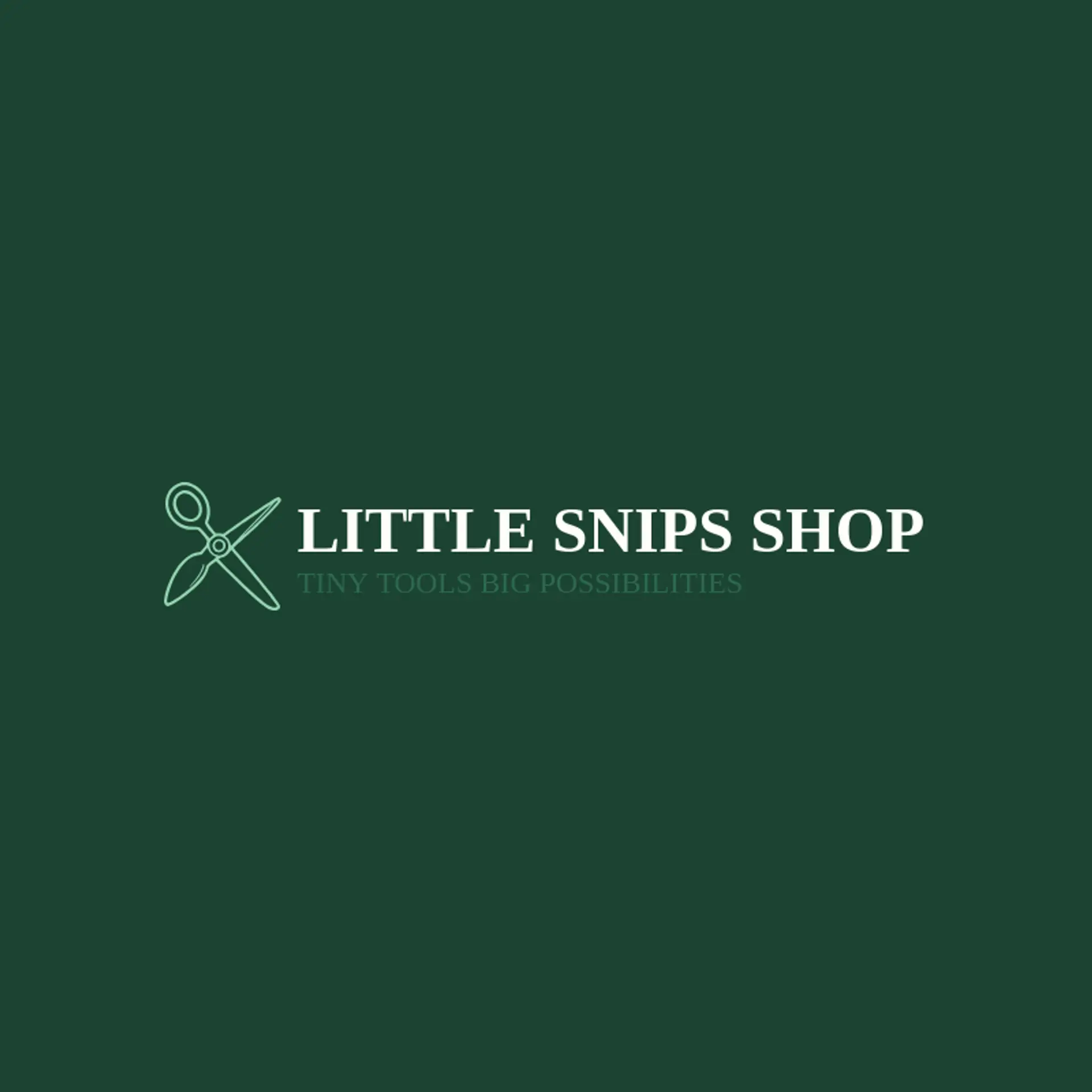 Little Snips Shop logo for scissors