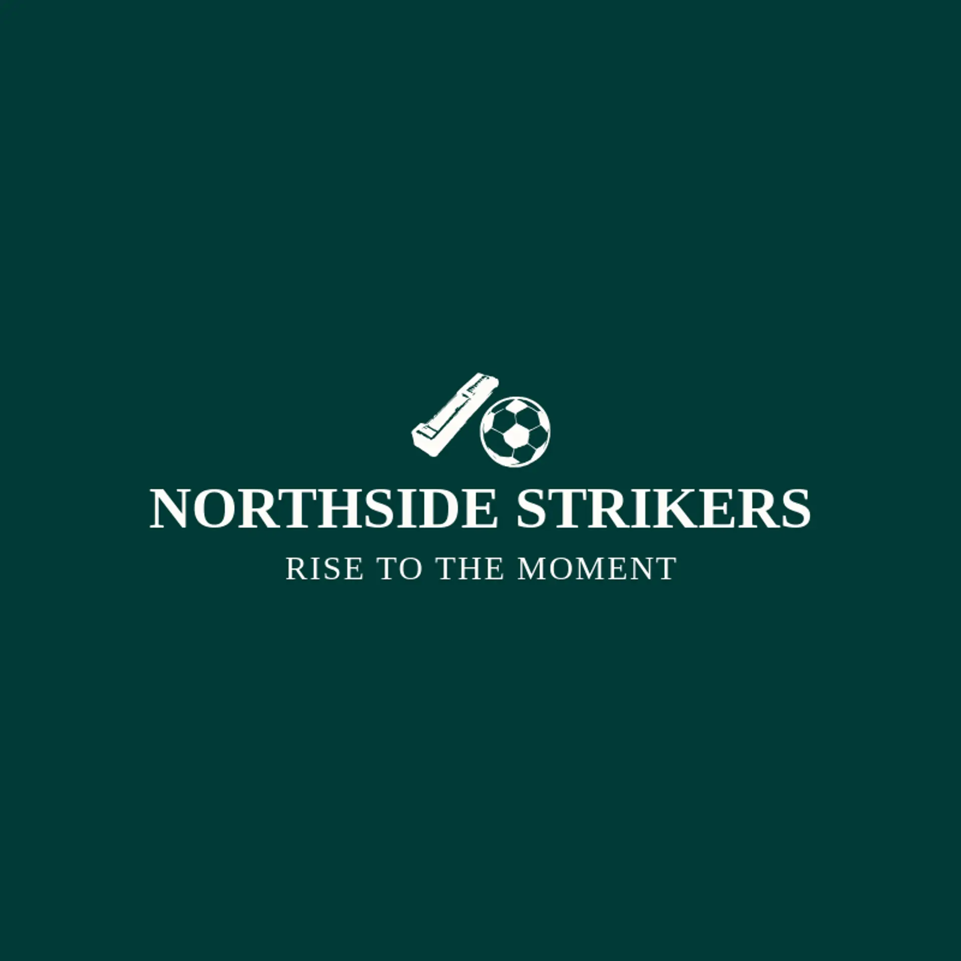 Northside Strikers logo for soccer ball