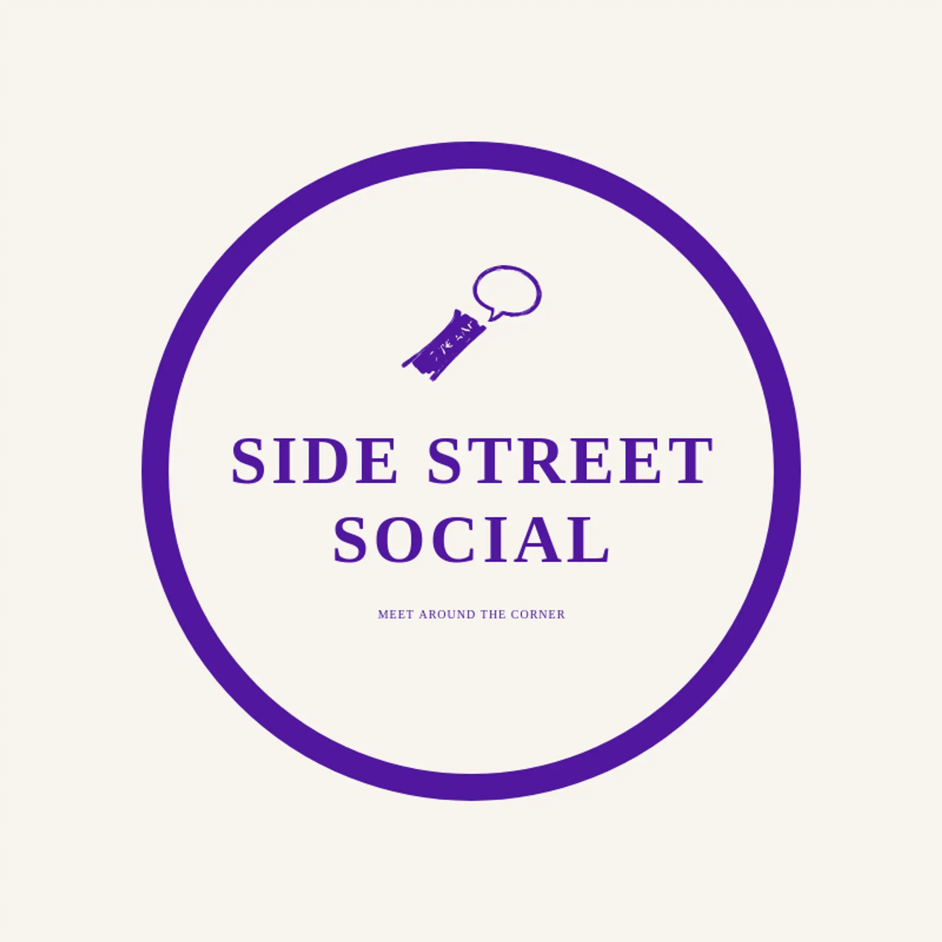 Side Street Social logo for street