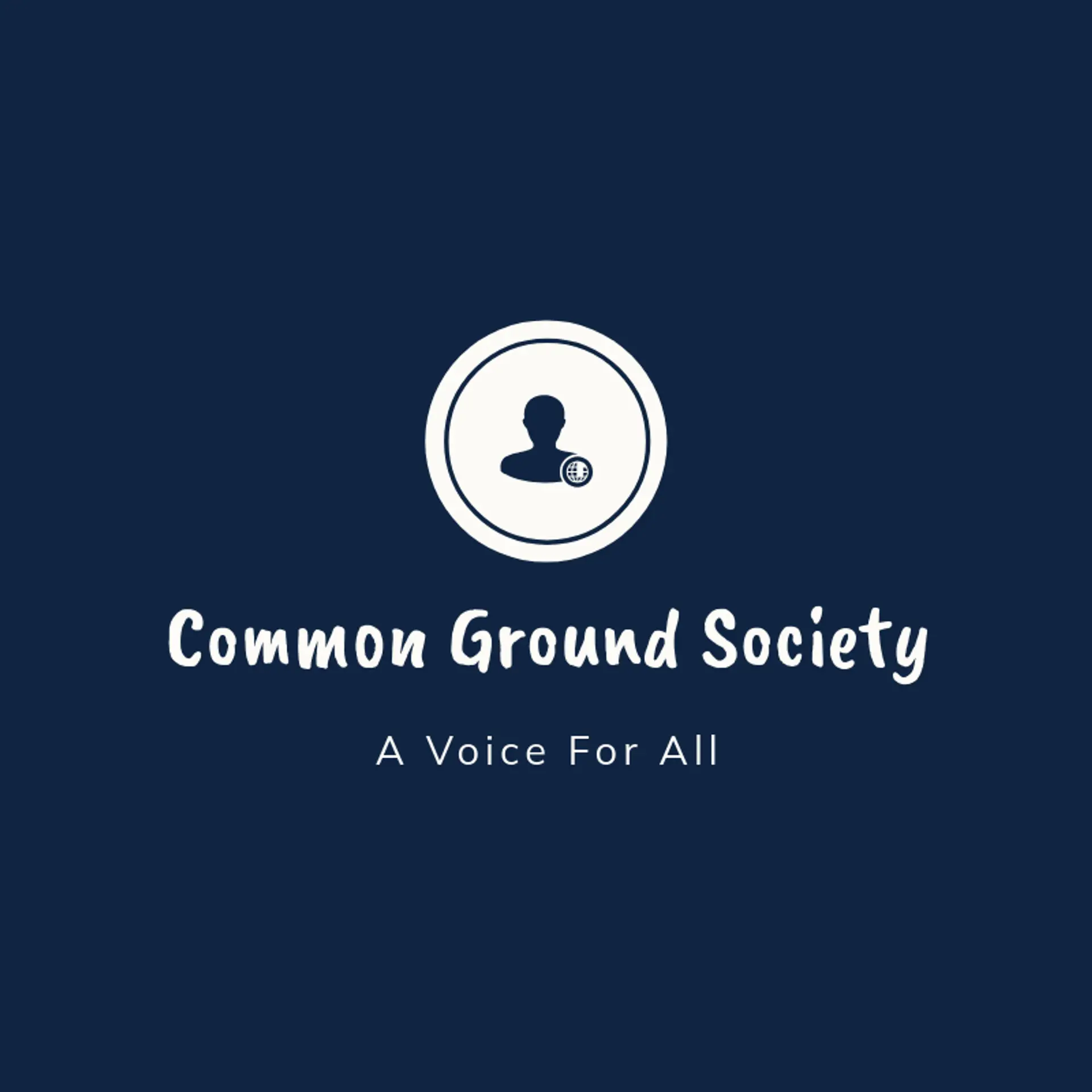 Common Ground Society logo for president