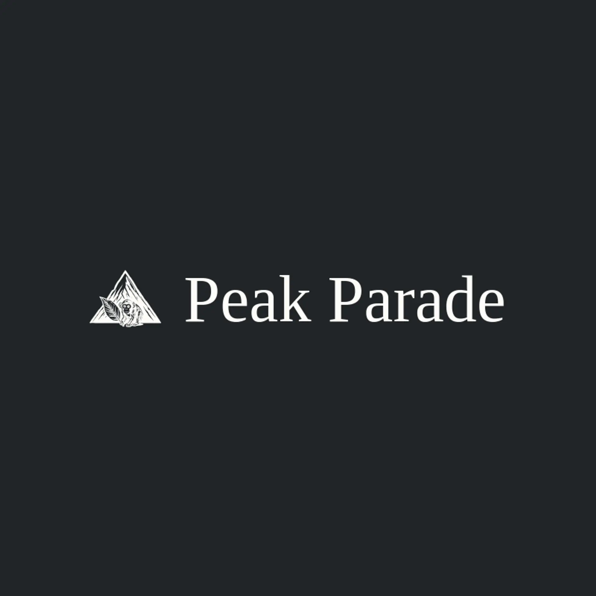Peak Parade logo for monkey