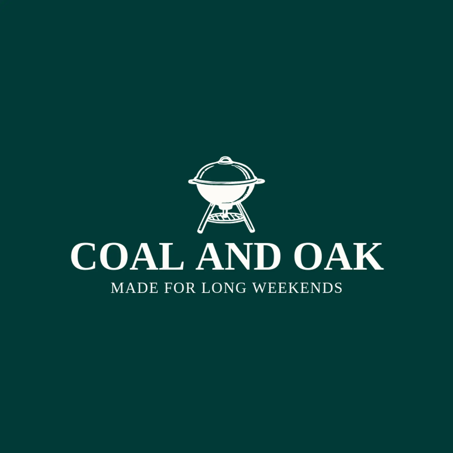 Coal and Oak logo for grill