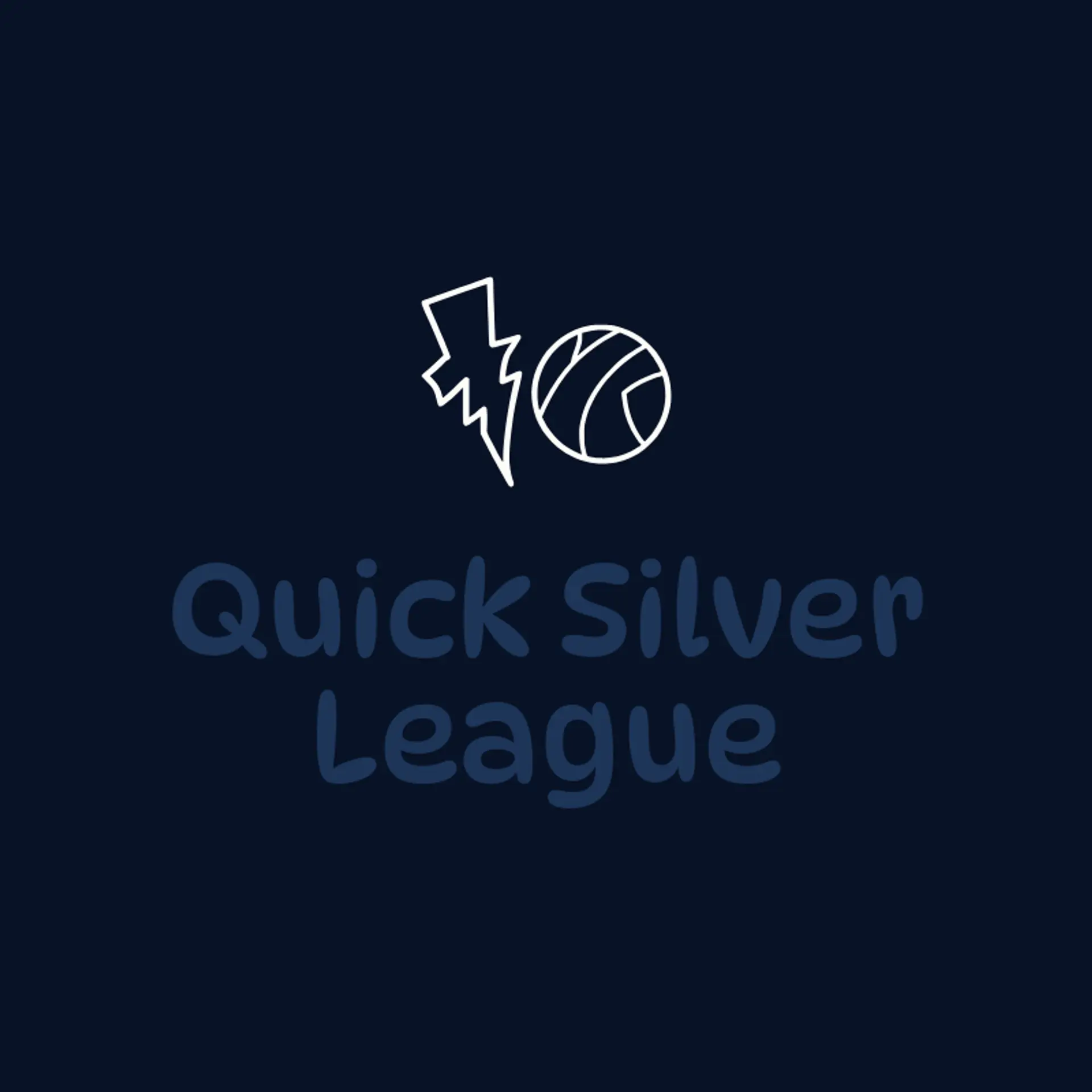 Quick Silver League logo for netball