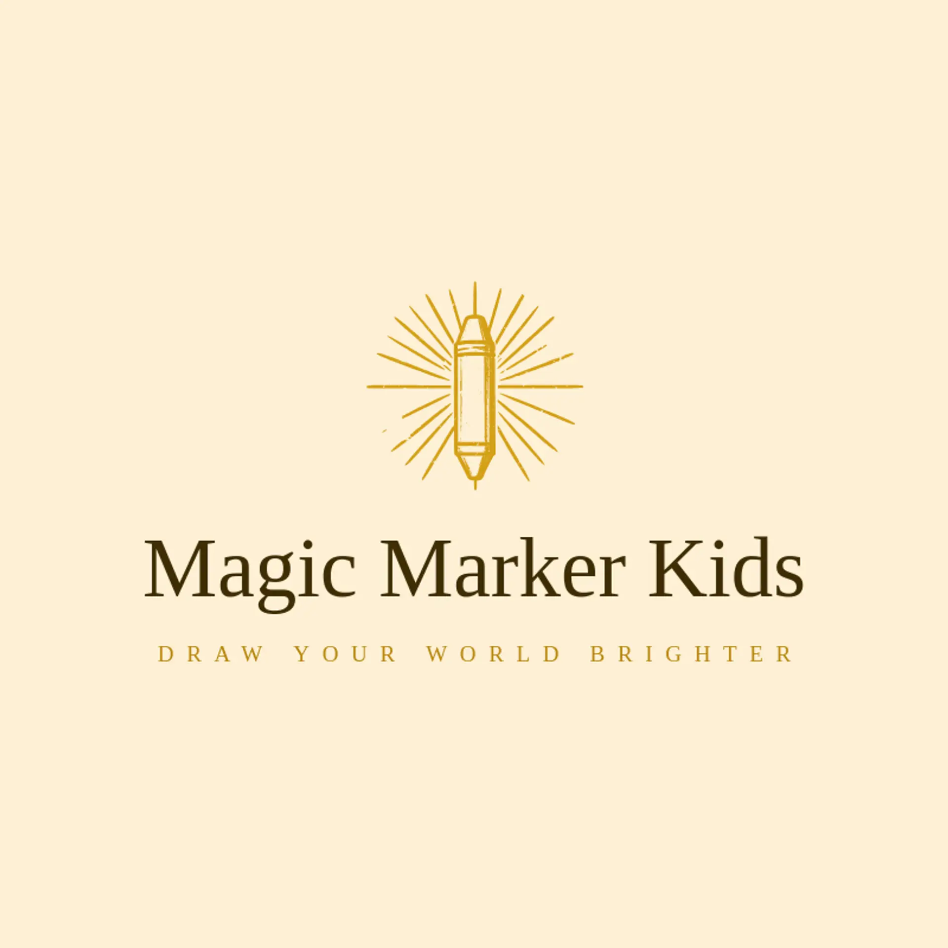 Magic Marker Kids logo for kindergarten