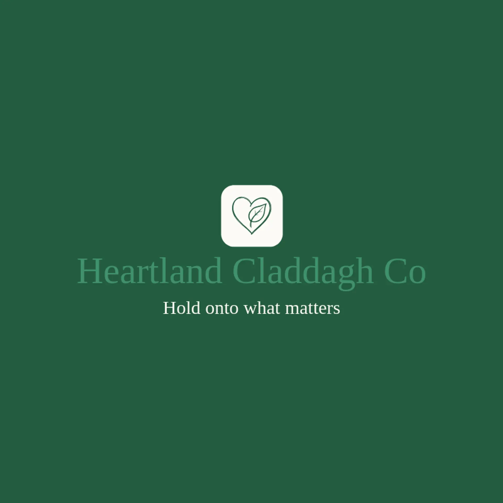 Heartland Claddagh Co logo for irish