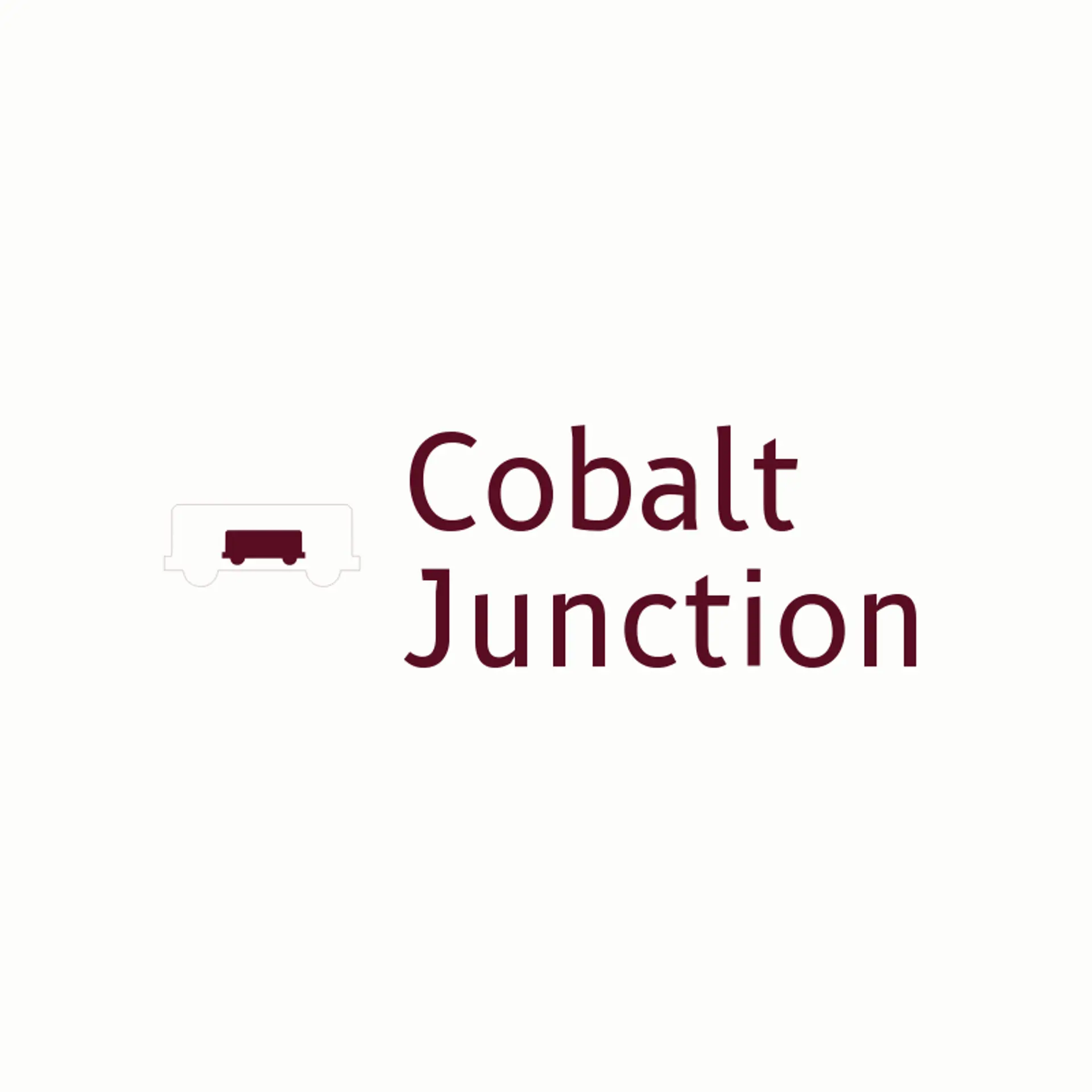 Cobalt Junction logo for train