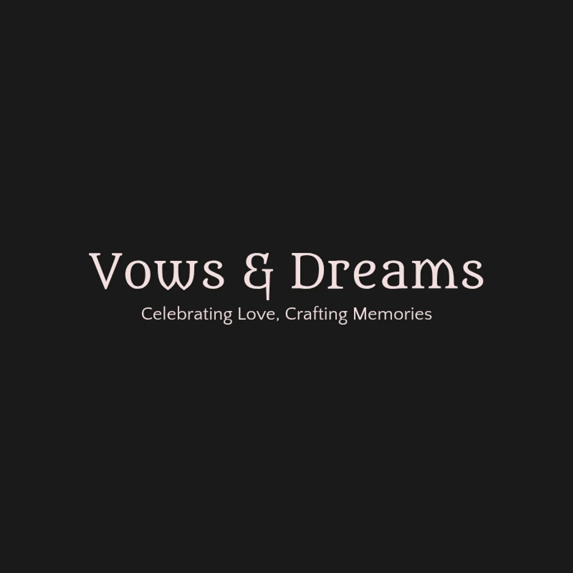 Vows & Dreams logo for best wedding