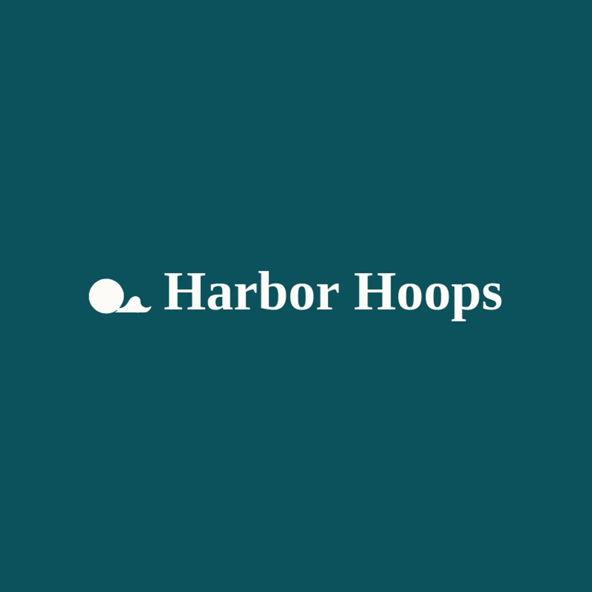 Harbor Hoops logo for basketball team