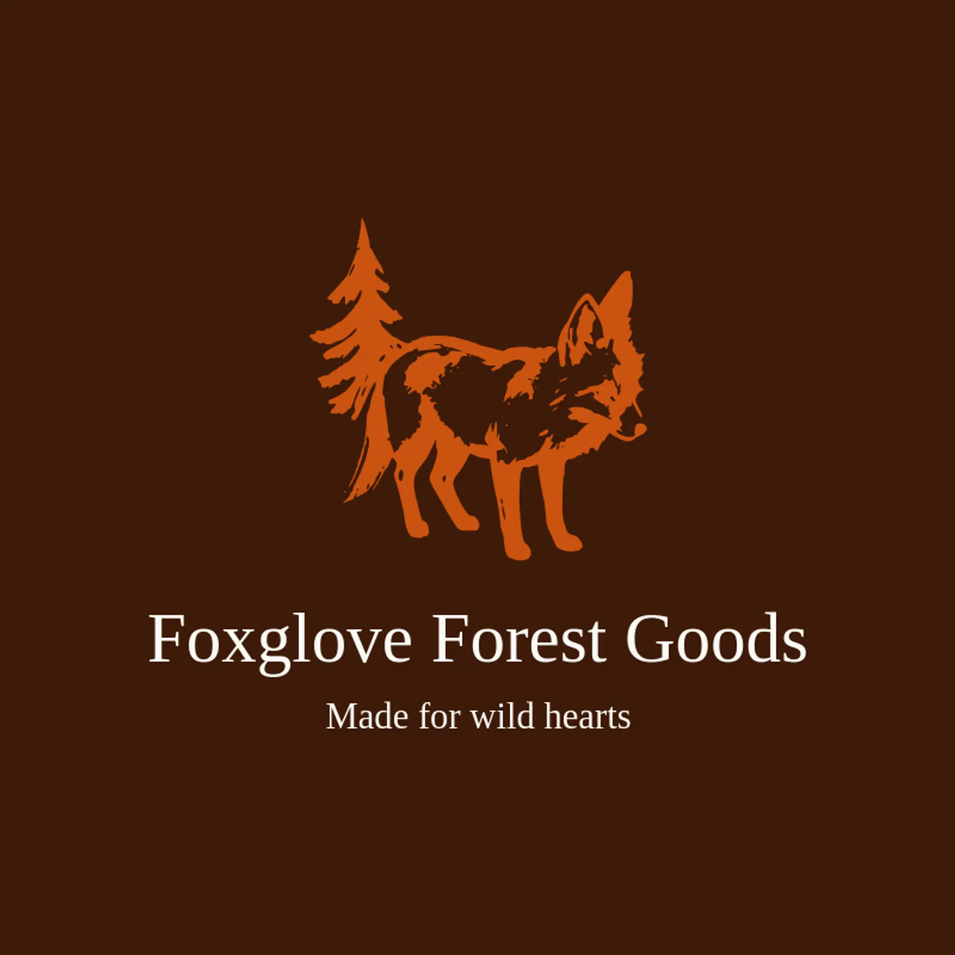 Foxglove Forest Goods logo for forest