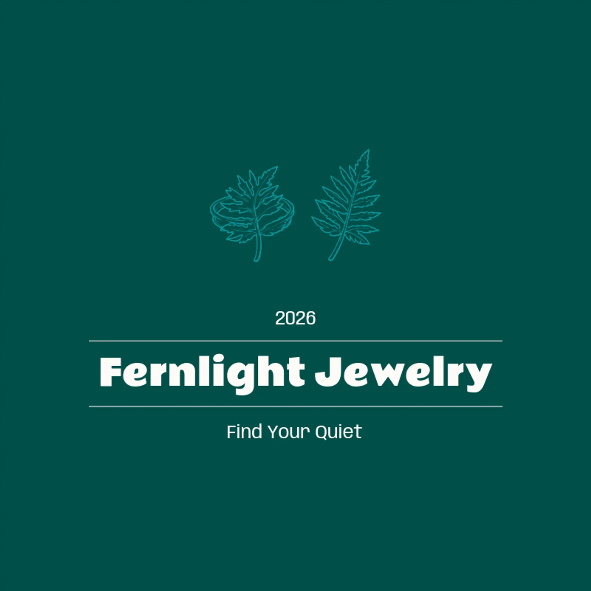 Fernlight Jewelry logo for bracelet