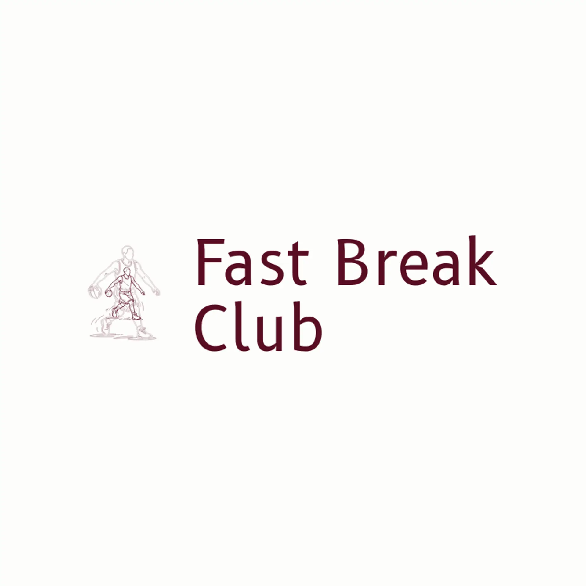 Fast Break Club logo for court