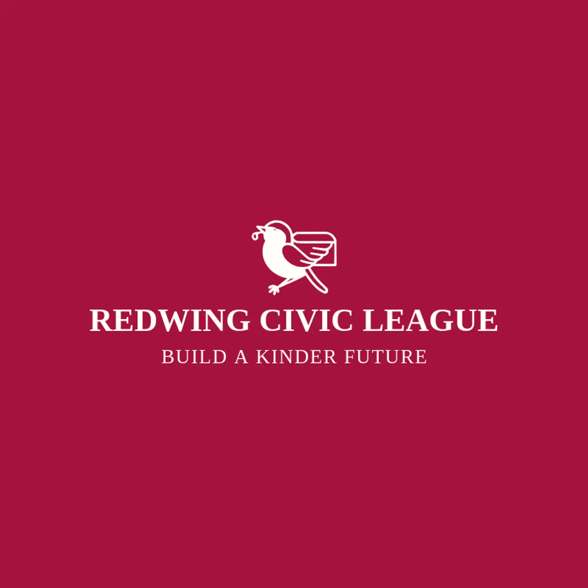 Redwing Civic League logo for robin