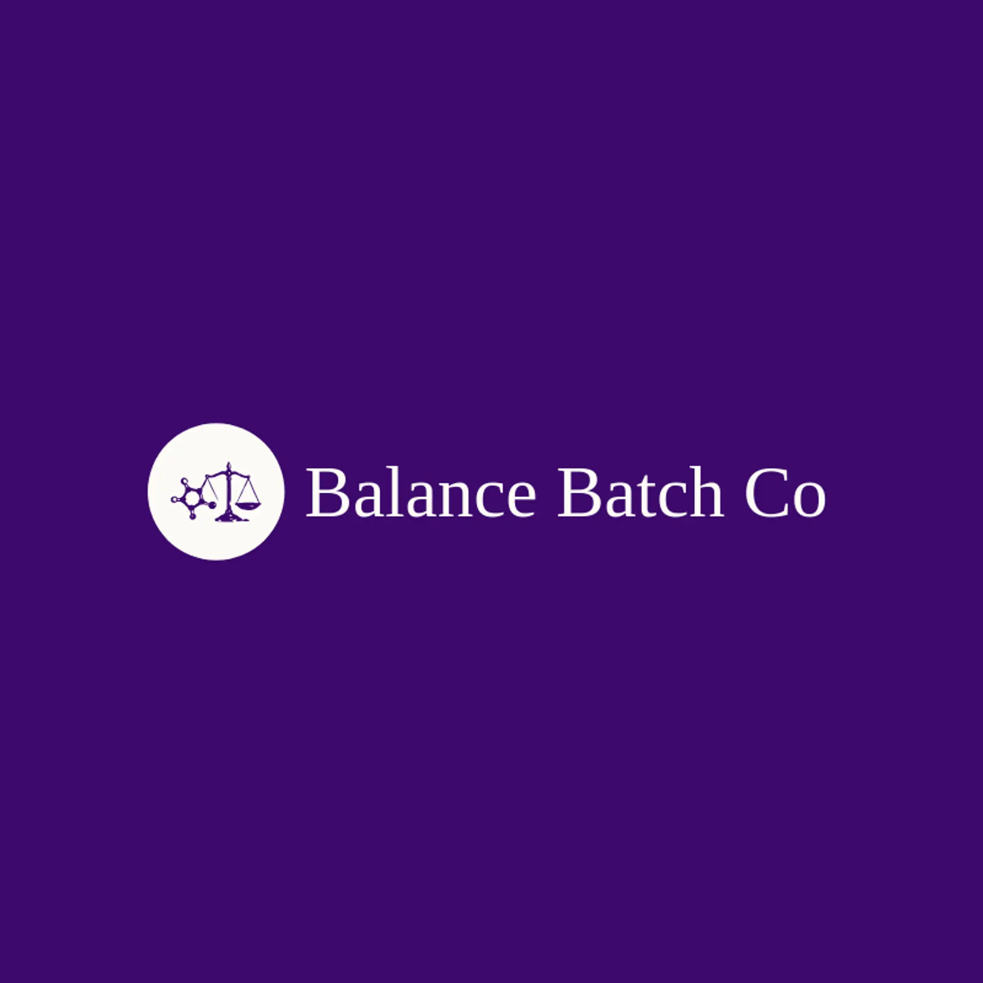 Balance Batch Co logo for protein