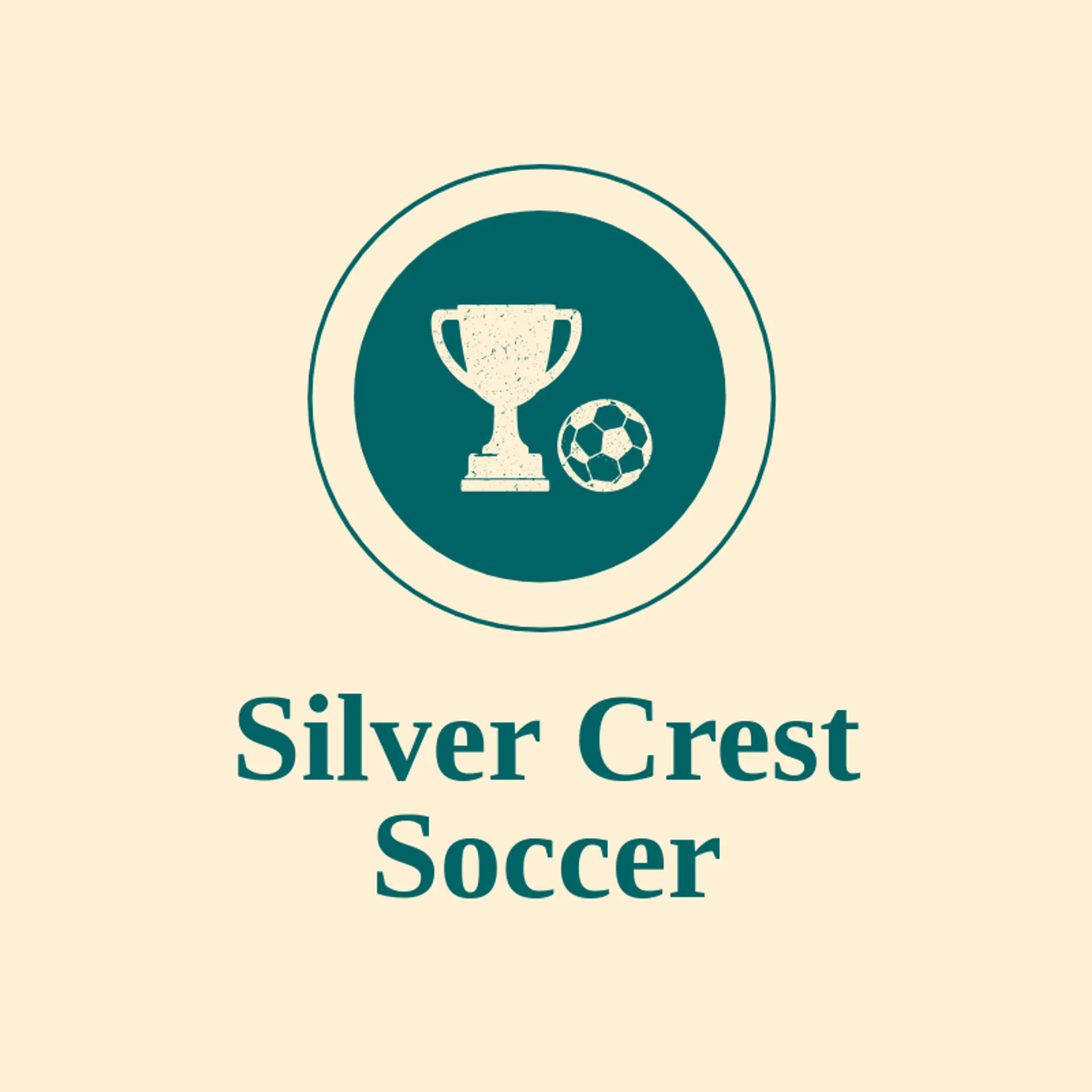 Silver Crest Soccer logo for soccer ball