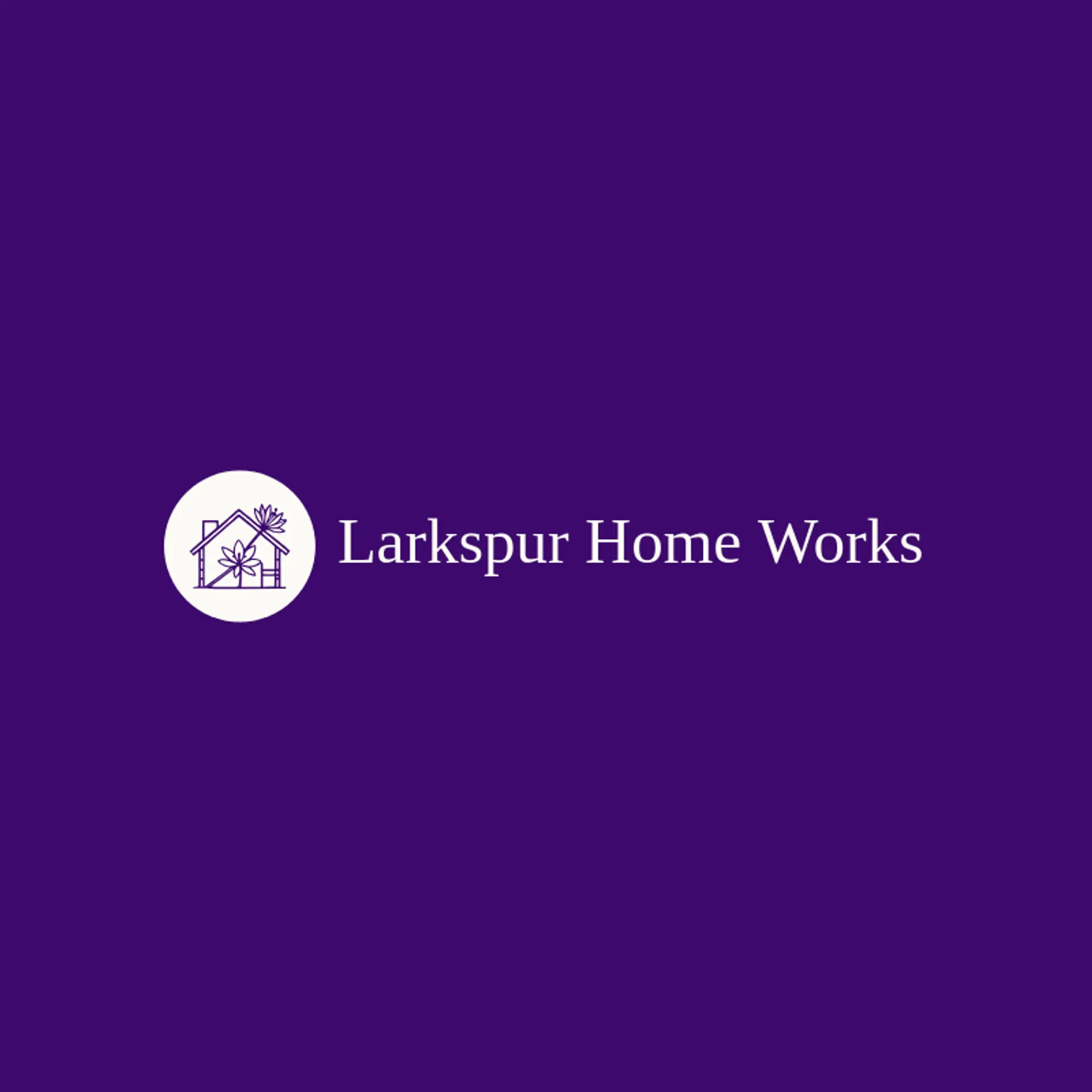 Larkspur Home Works logo for remodeling