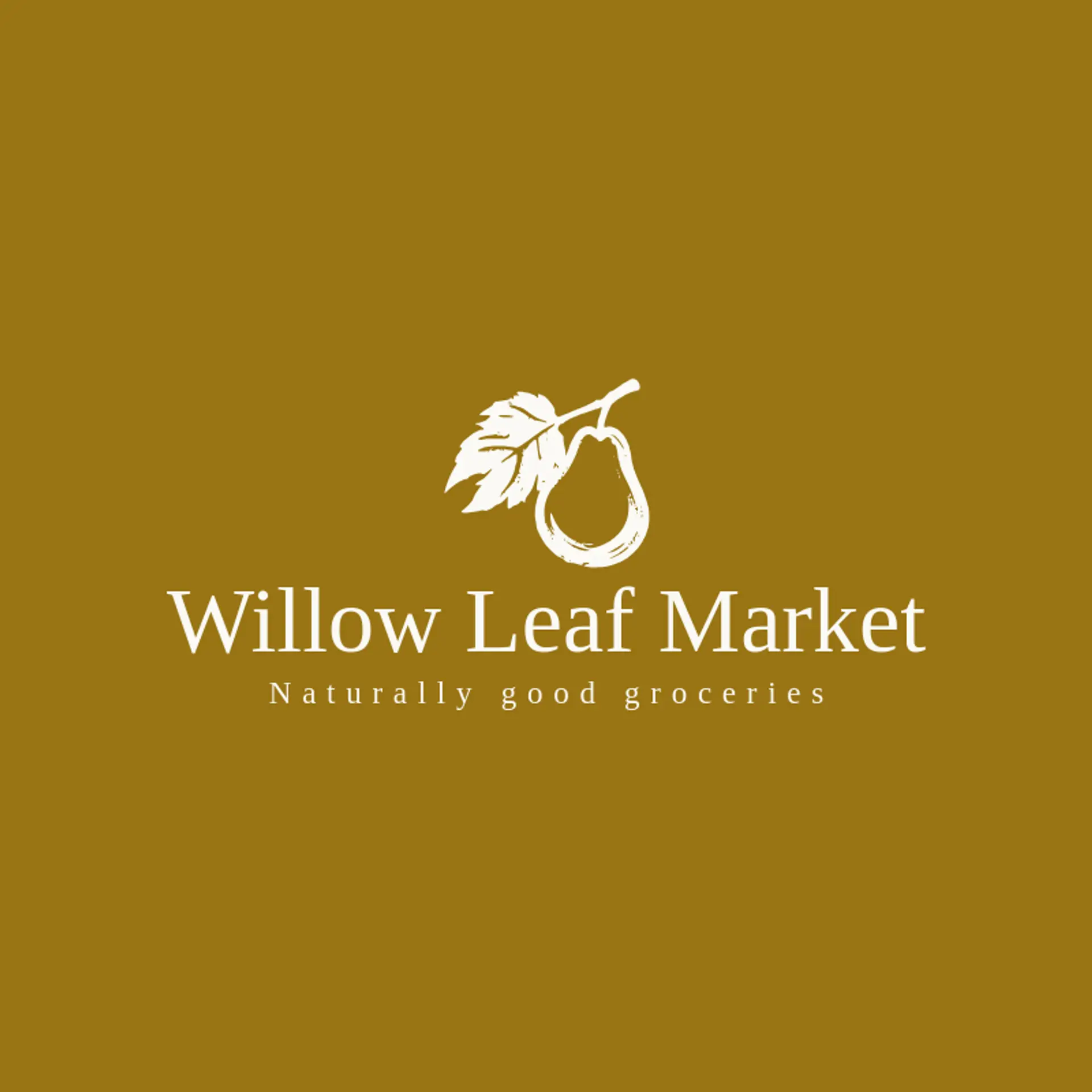 Willow Leaf Market logo for grocery store