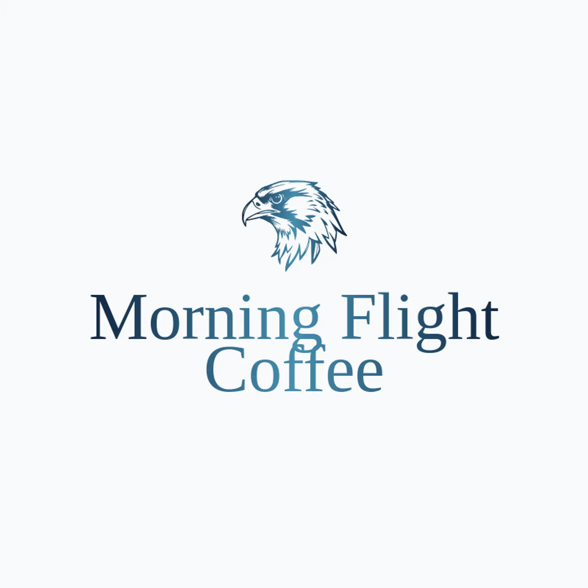Morning Flight Coffee logo for falcon