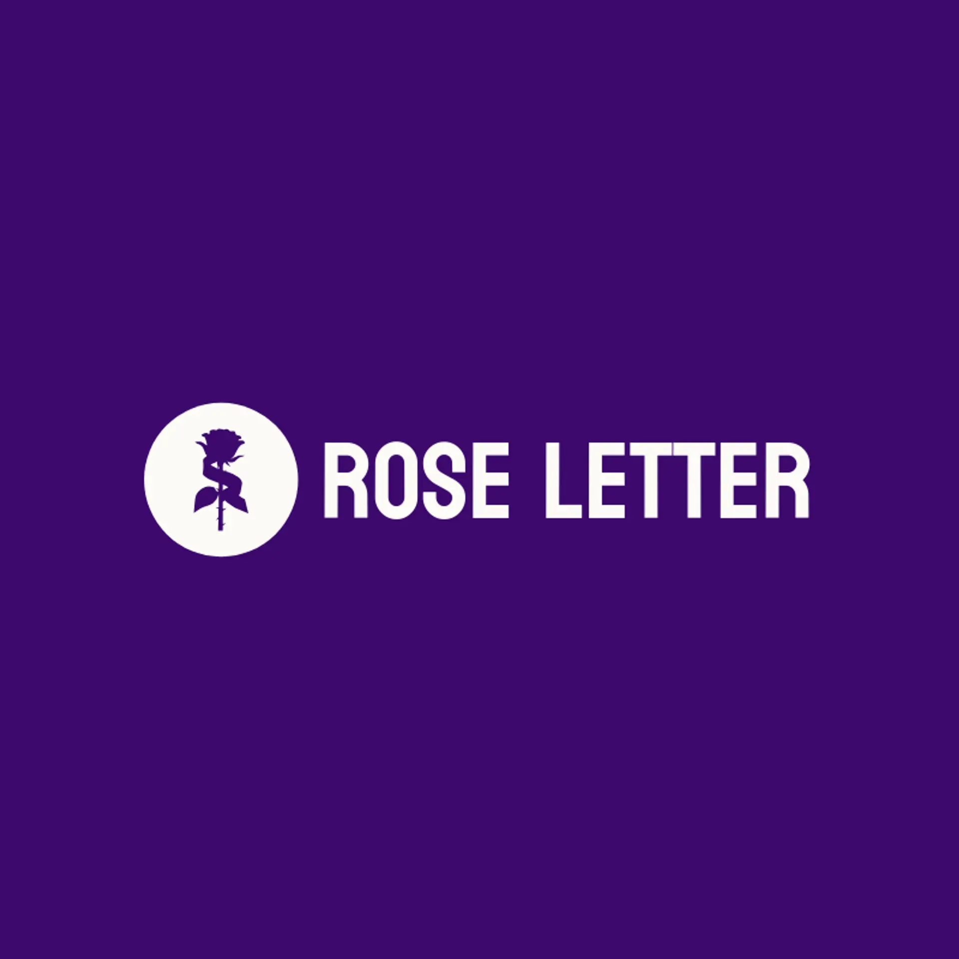 Rose Letter logo for rose