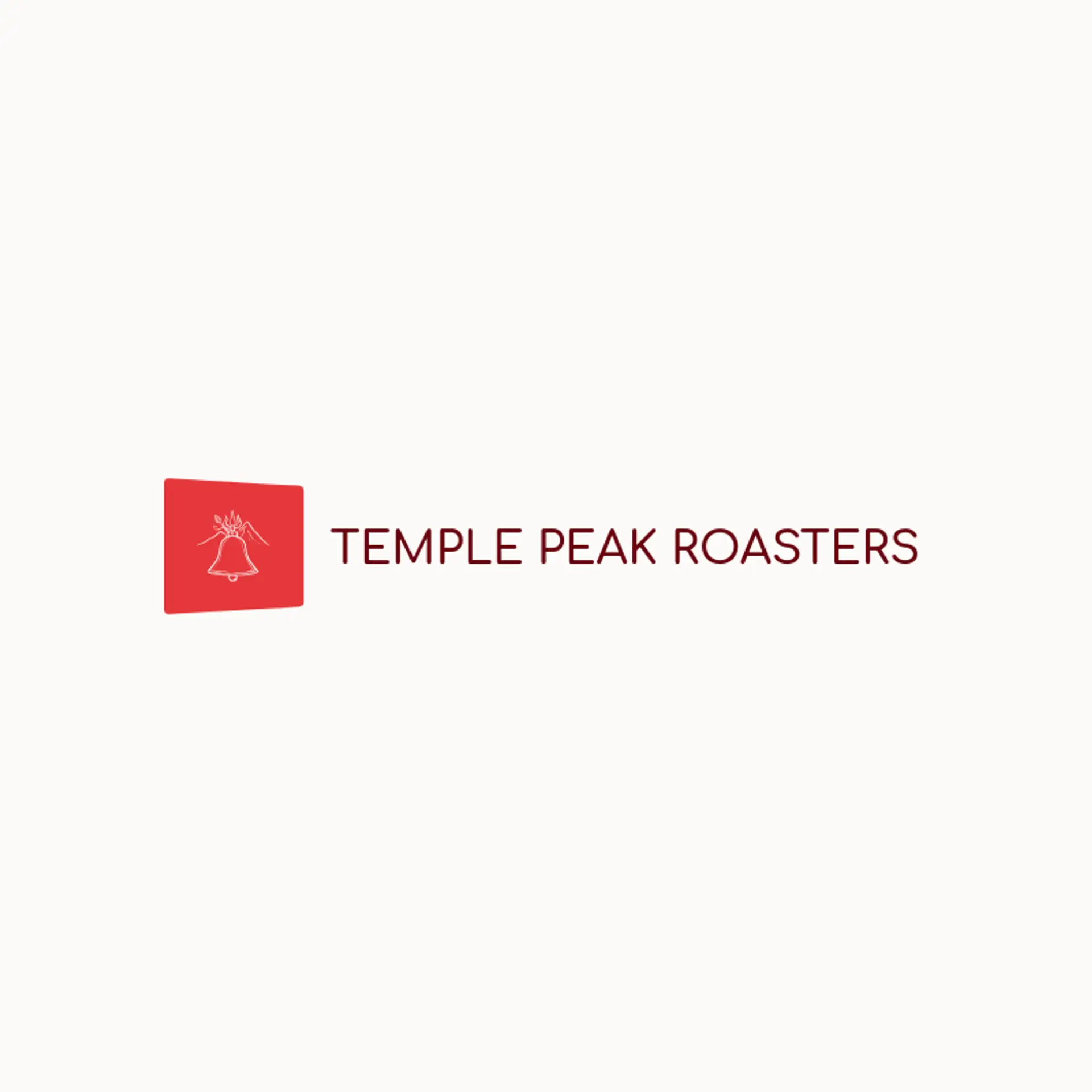 Temple Peak Roasters logo for trishul