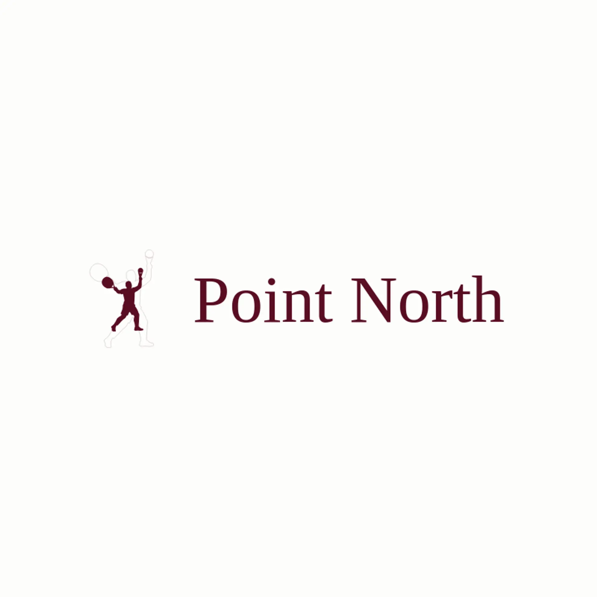Point North logo for tennis
