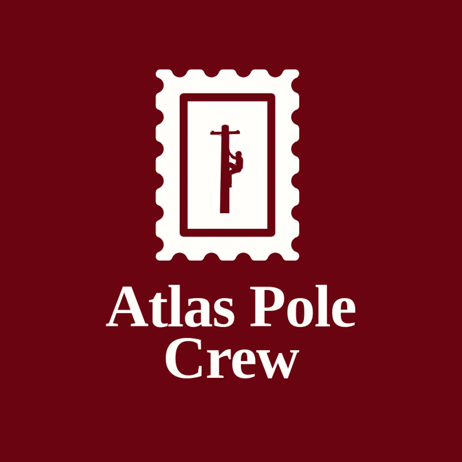 Atlas Pole Crew logo for lineman