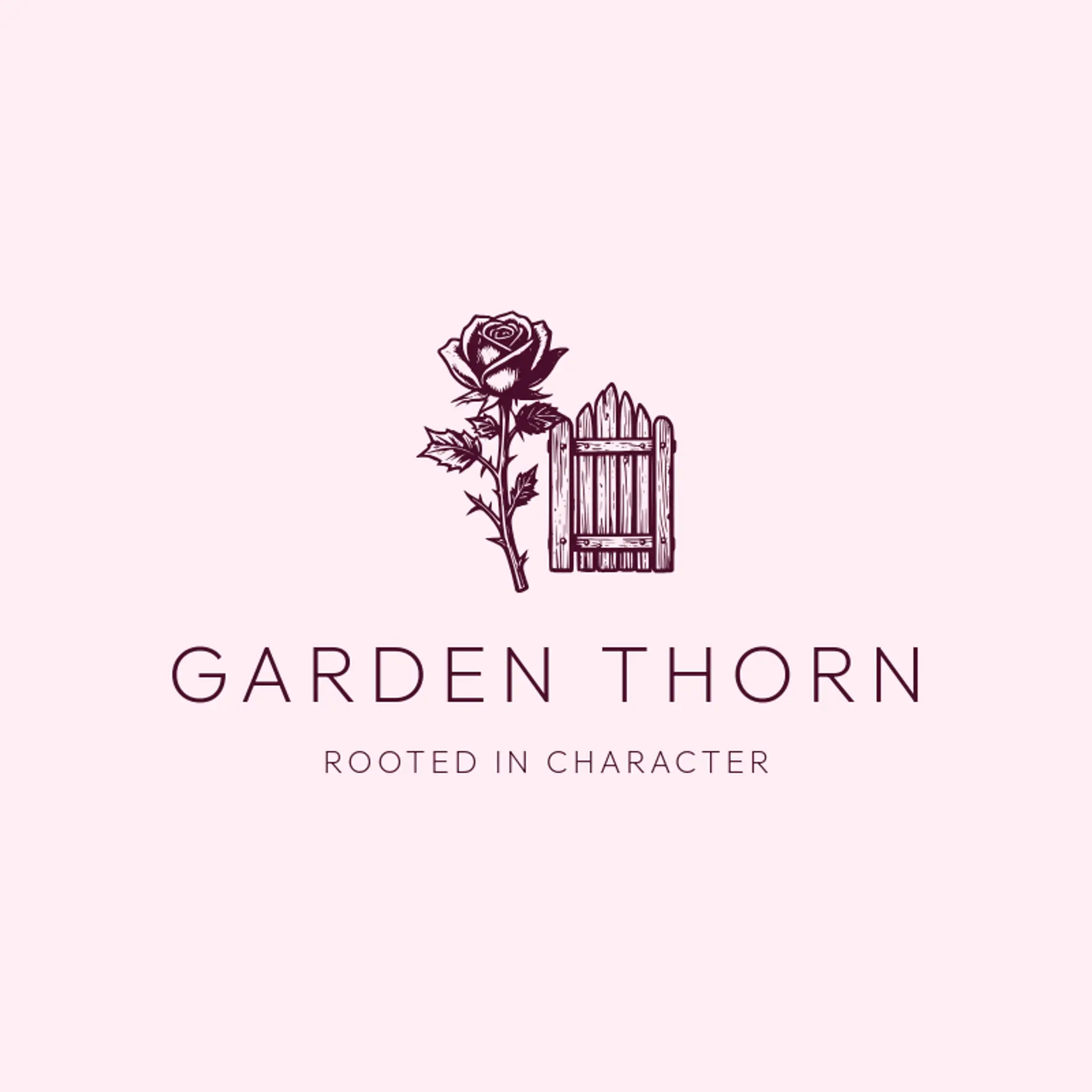 Garden Thorn logo for rose