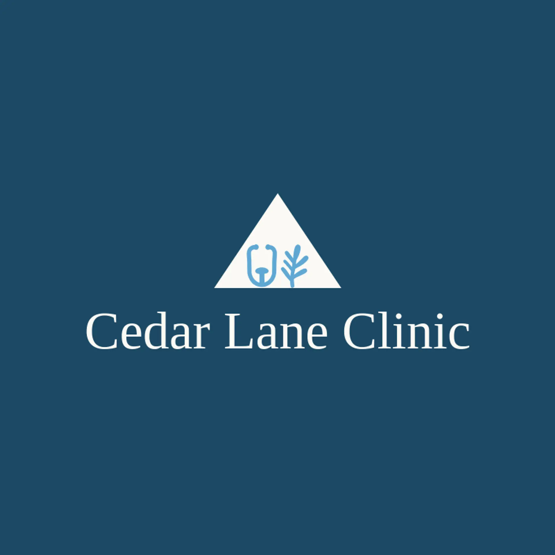 Cedar Lane Clinic logo for stethoscope