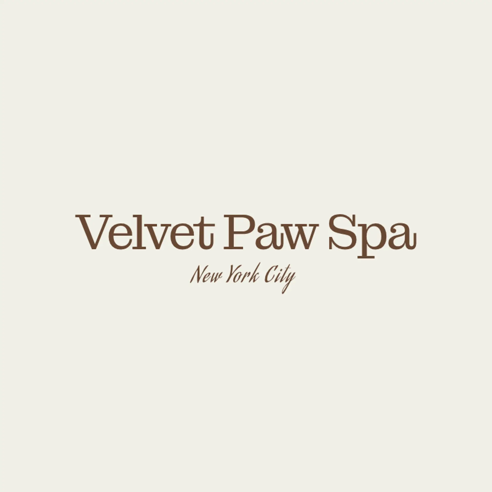 Pampered Paws Studio logo for grooming salon