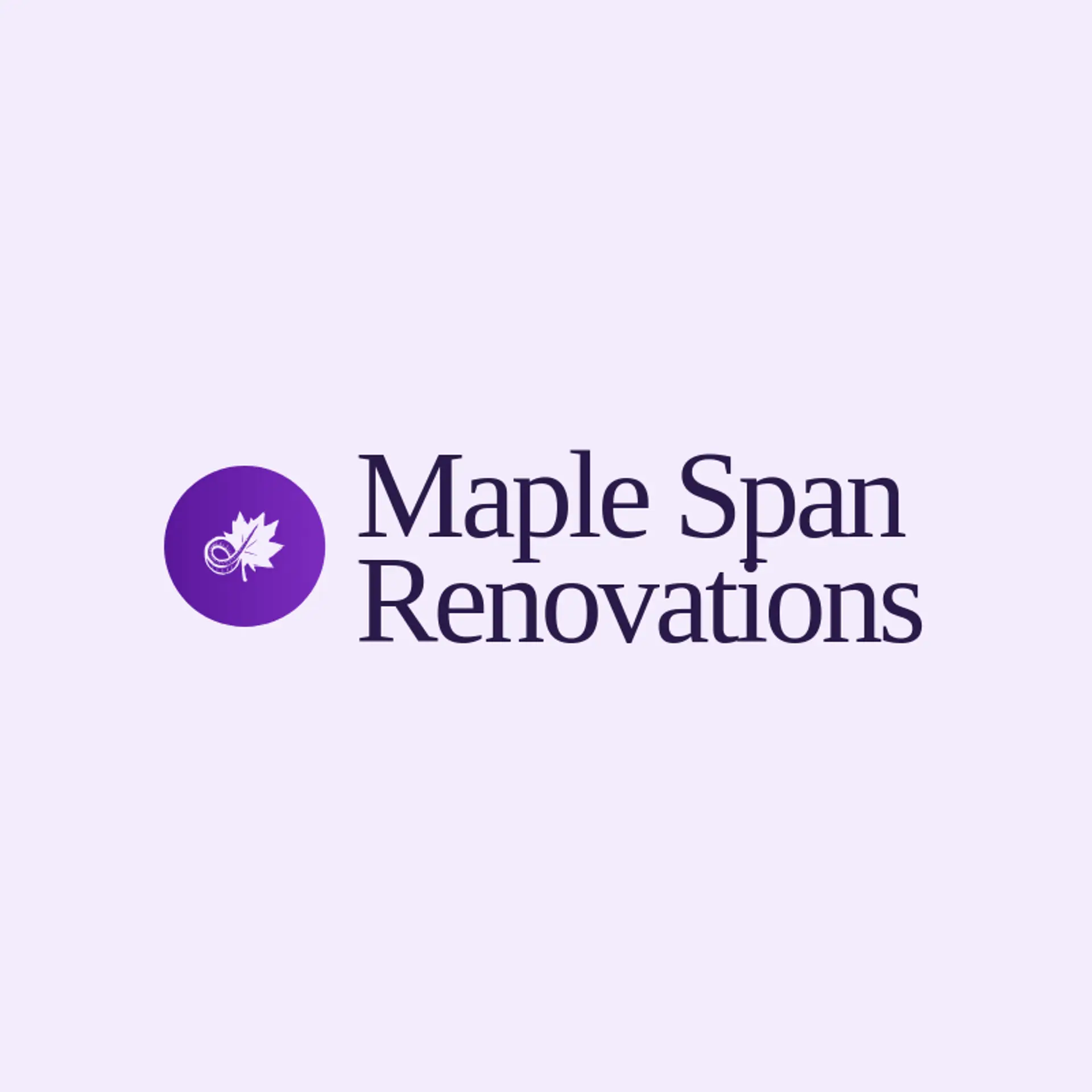 Maple Span Renovations logo for contractor