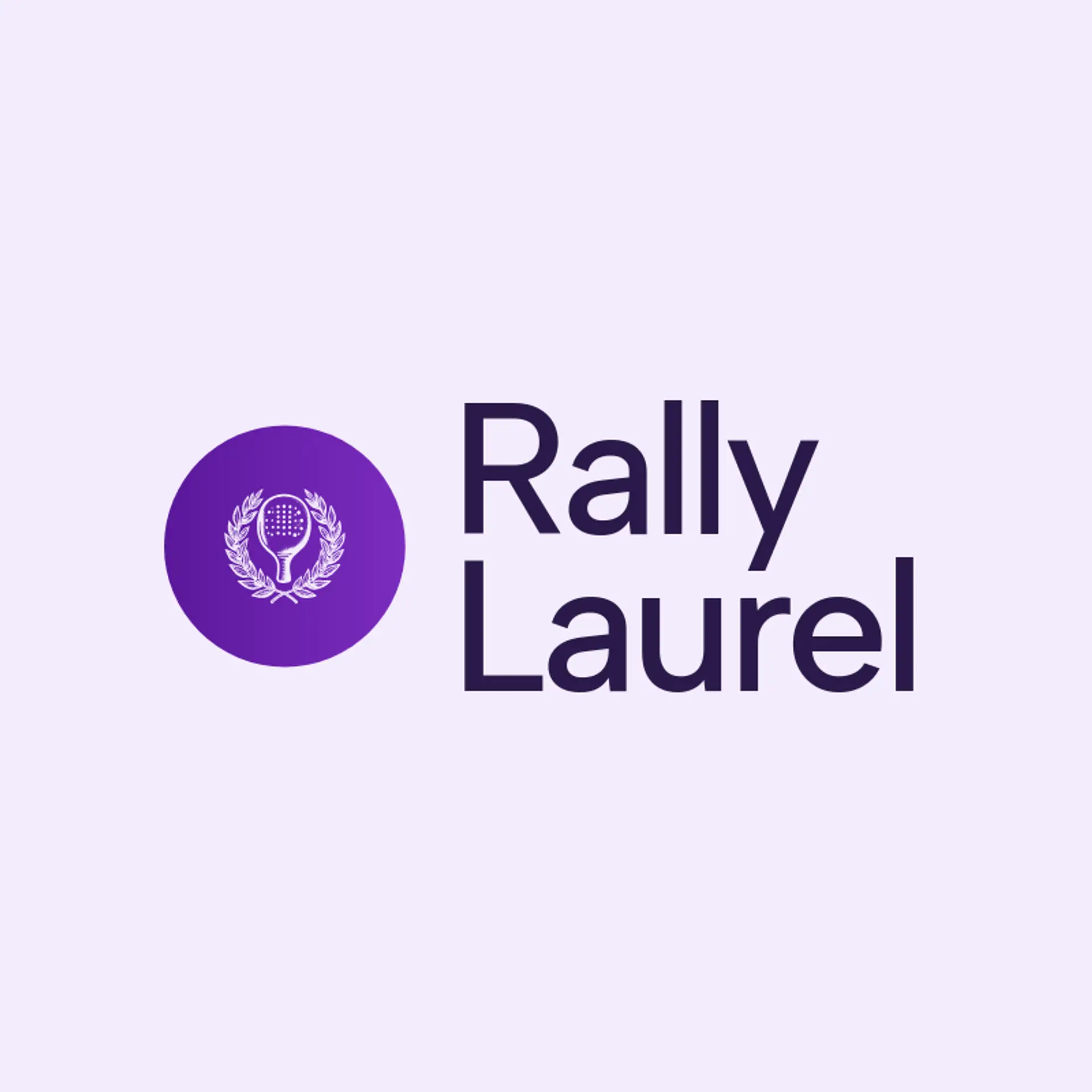 Rally Laurel logo for pickleball