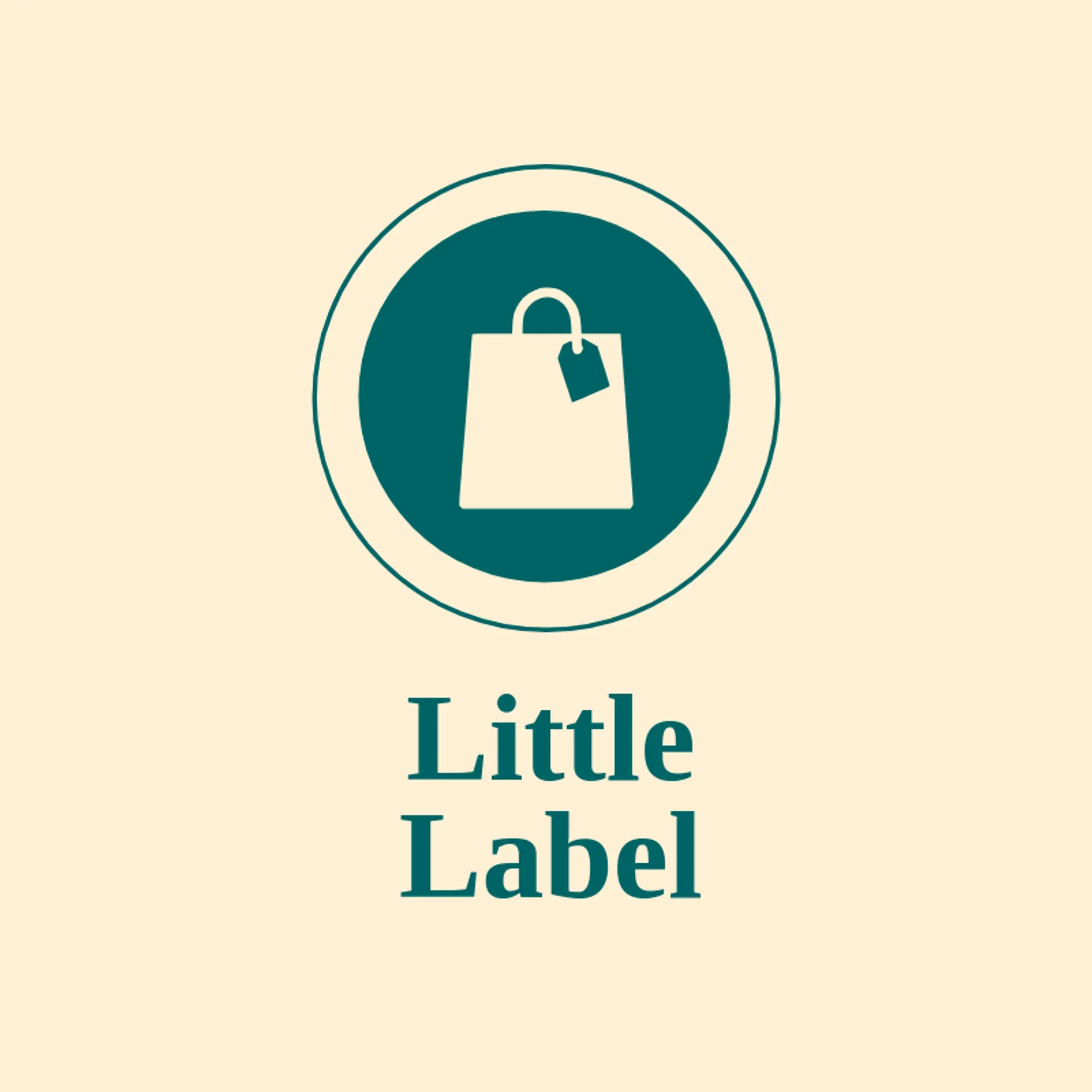 Little Label logo for shopping bag