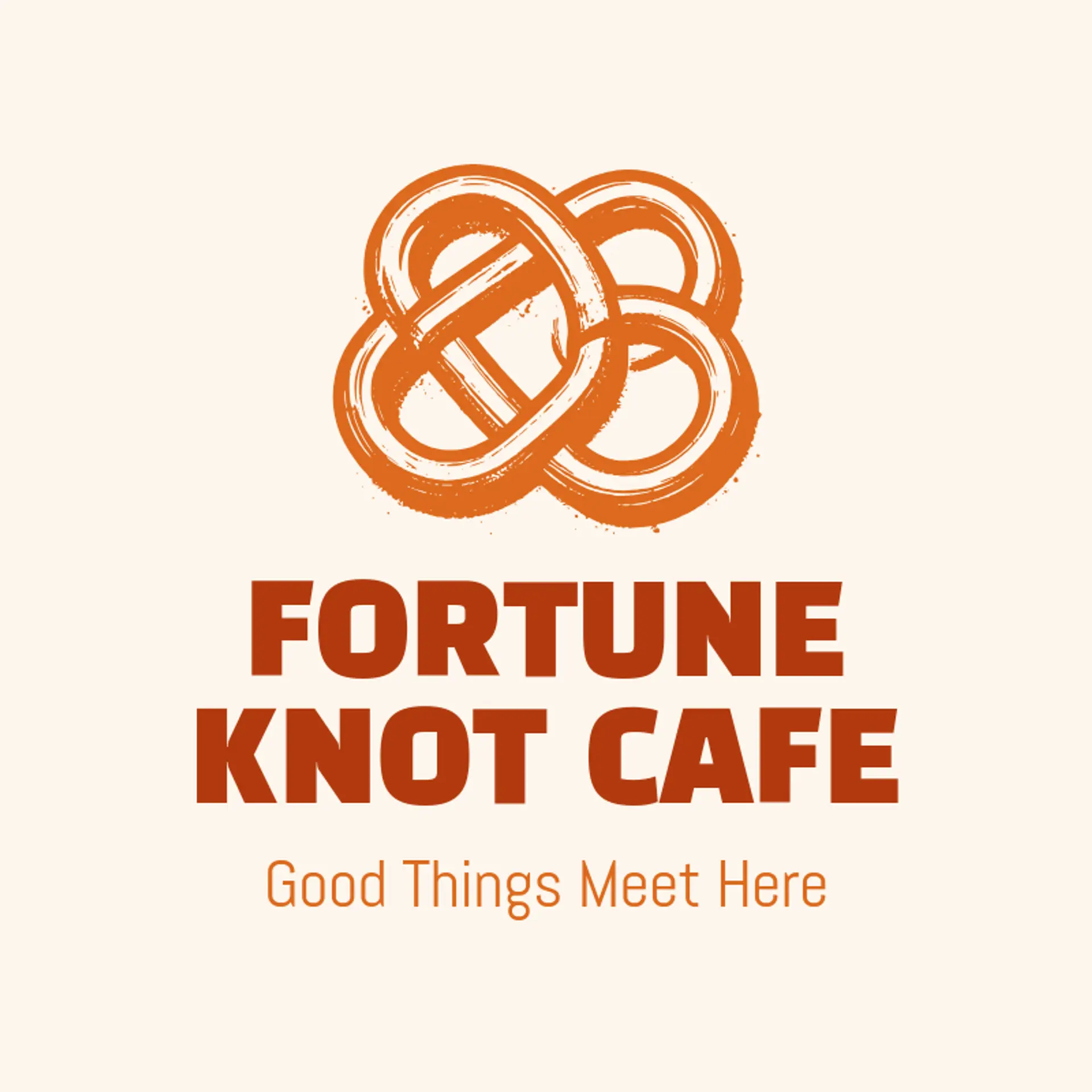 Fortune Knot Cafe logo for chinese