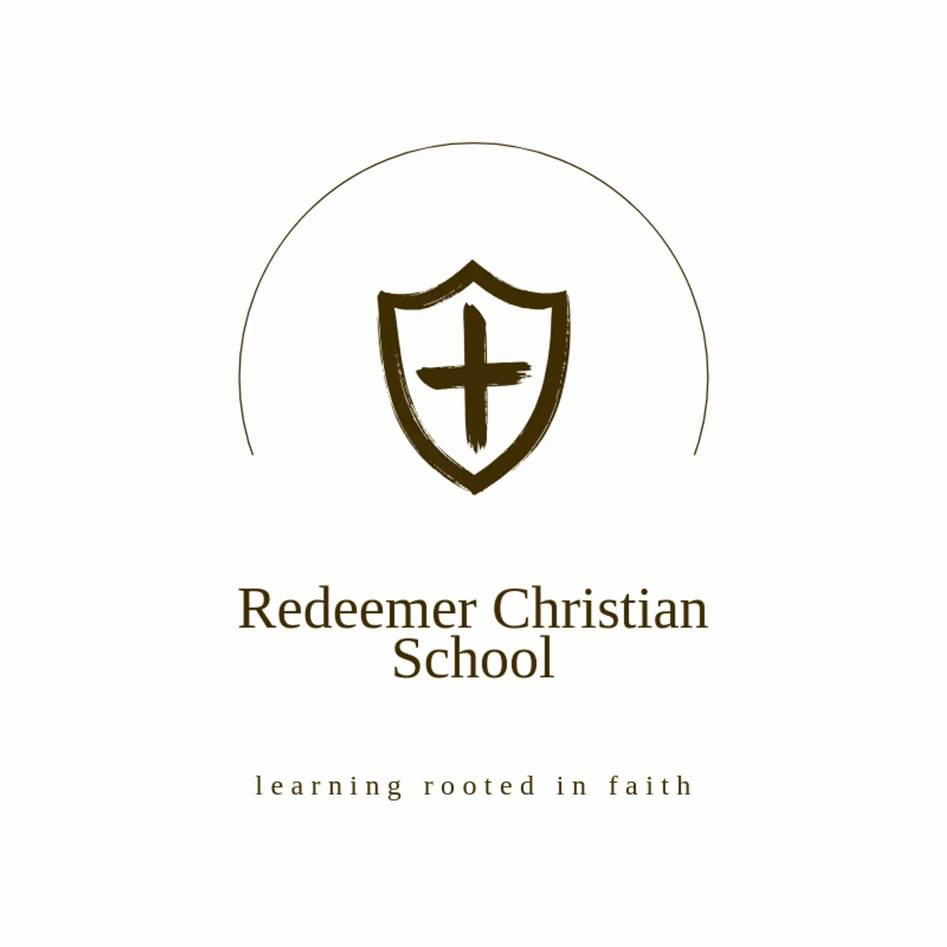Redeemer Christian School logo for christian