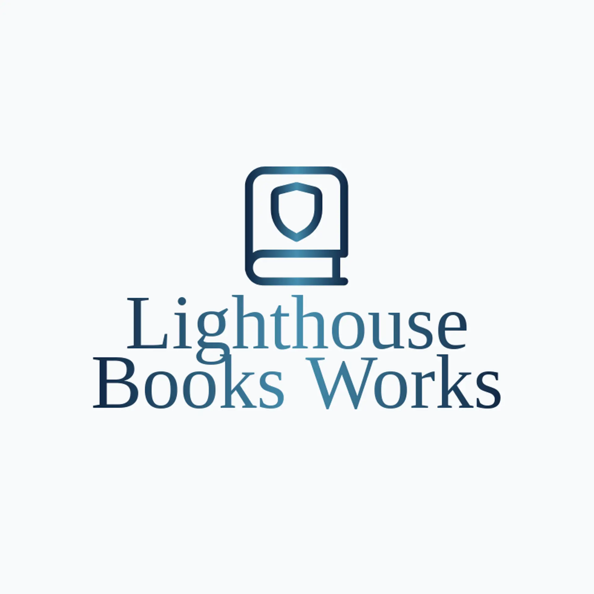 Lighthouse Books Works logo for ledger