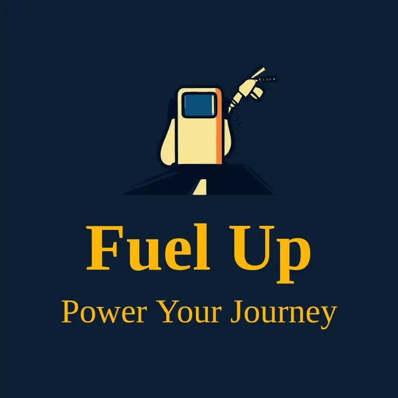 The convenience store name Fuel Up as a branded logo with a color icon