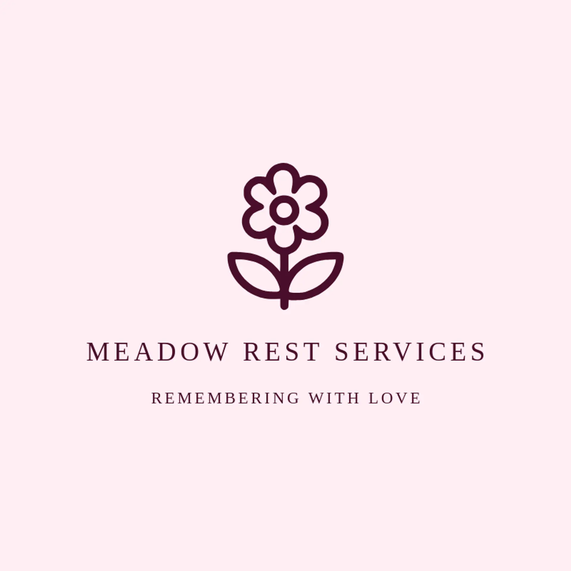 Meadow Rest Services logo for funeral home
