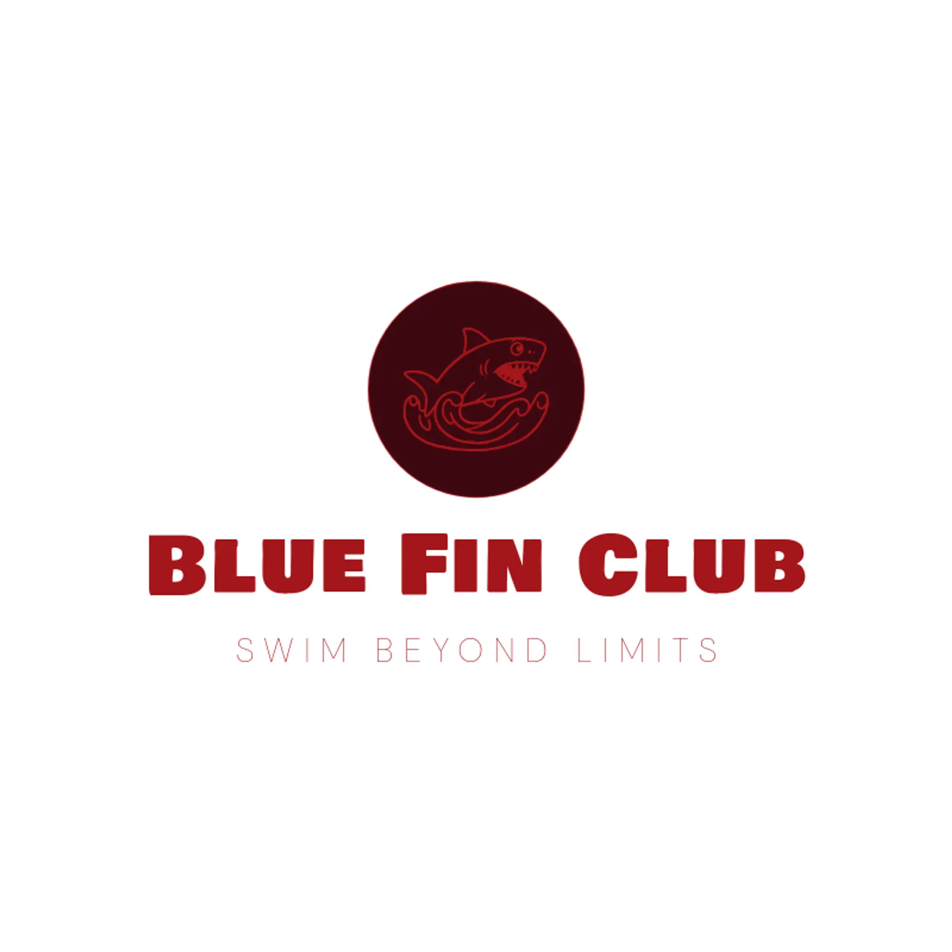 Blue Fin Club logo for shark